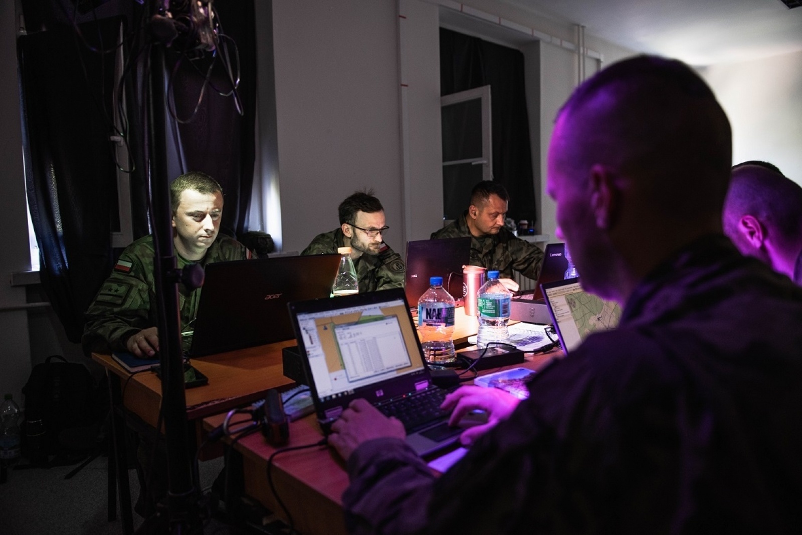 Zdjęcie w galerii na portalu naszwodzislaw.com: Śląscy terytorialsi szkolą się jak planować poszukiwania wiadomości z regionu