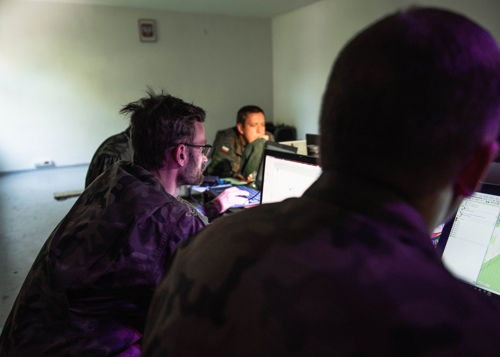 Zdjęcie w galerii na portalu naszwodzislaw.com: Śląscy terytorialsi szkolą się jak planować poszukiwania wiadomości z regionu