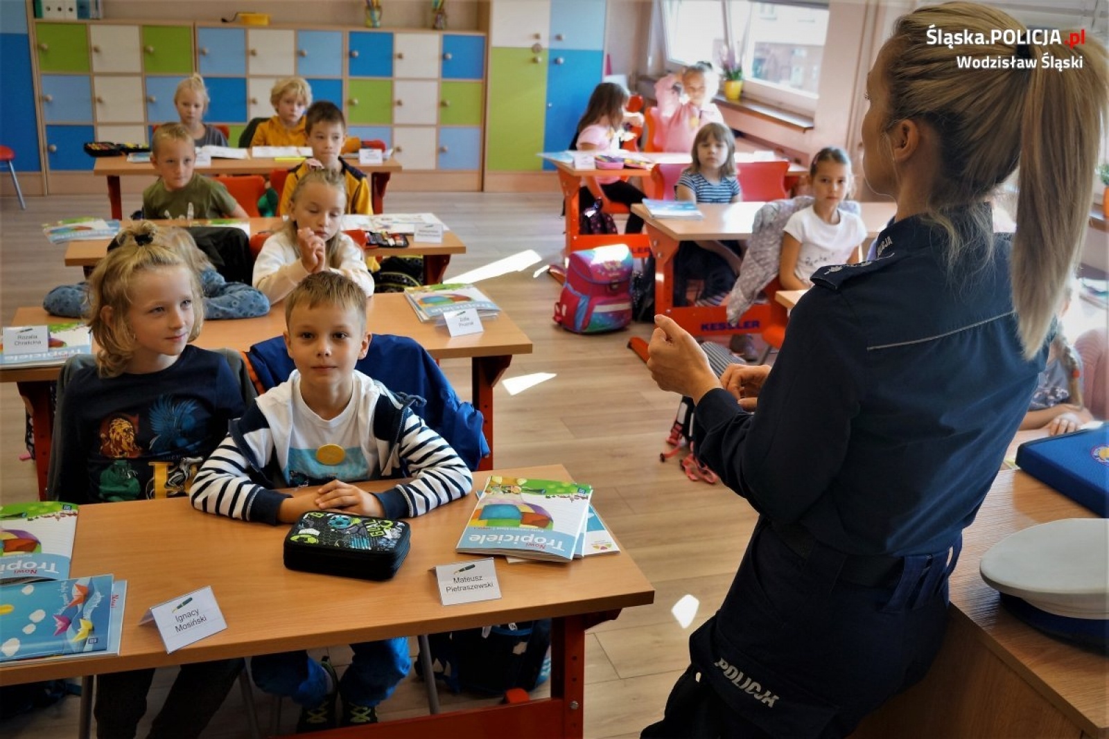 Zdjęcie w galerii na portalu naszwodzislaw.com: Bezpieczna droga do szkoły w powiecie wodzisławskim wiadomości z regionu