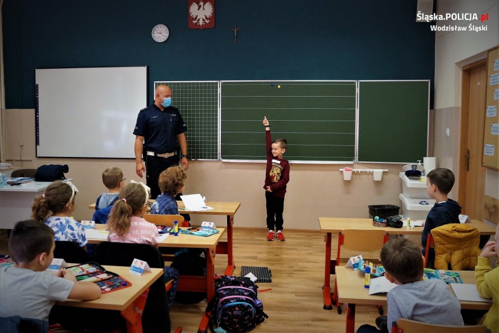 Zdjęcie w galerii na portalu naszwodzislaw.com: Bezpieczna droga do szkoły w powiecie wodzisławskim wiadomości z regionu