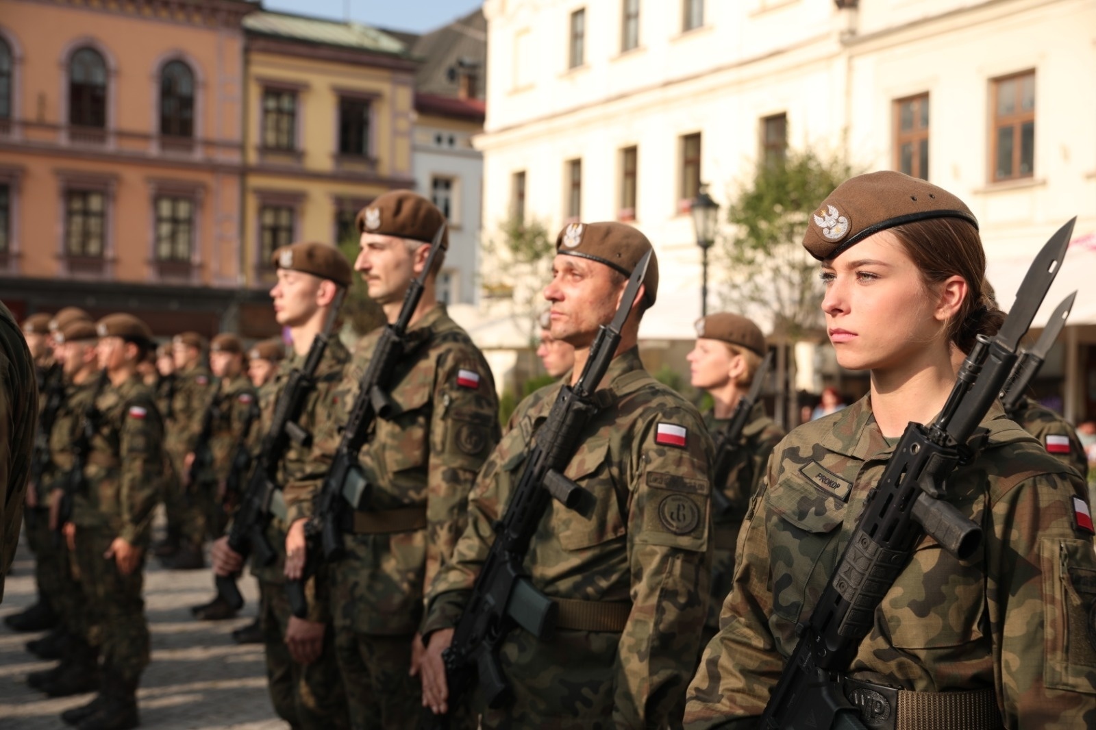 Zdjęcie w galerii na portalu naszwodzislaw.com: Przysięga w 13. Śląskiej Brygadzie Obrony Terytorialnej  wiadomości z regionu