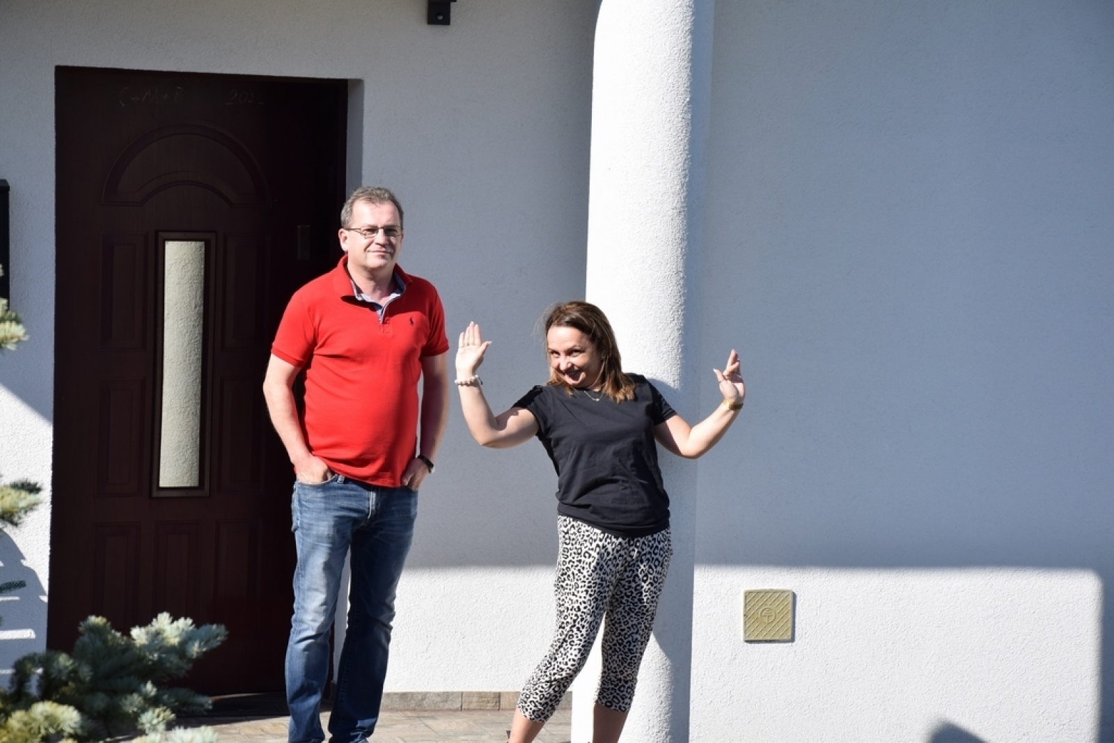 Zdjęcie w galerii na portalu naszwodzislaw.com: Orkiestra Rozrywkowa po raz trzeci na ulicach Gminy Mszana [FOTO] wiadomości z regionu