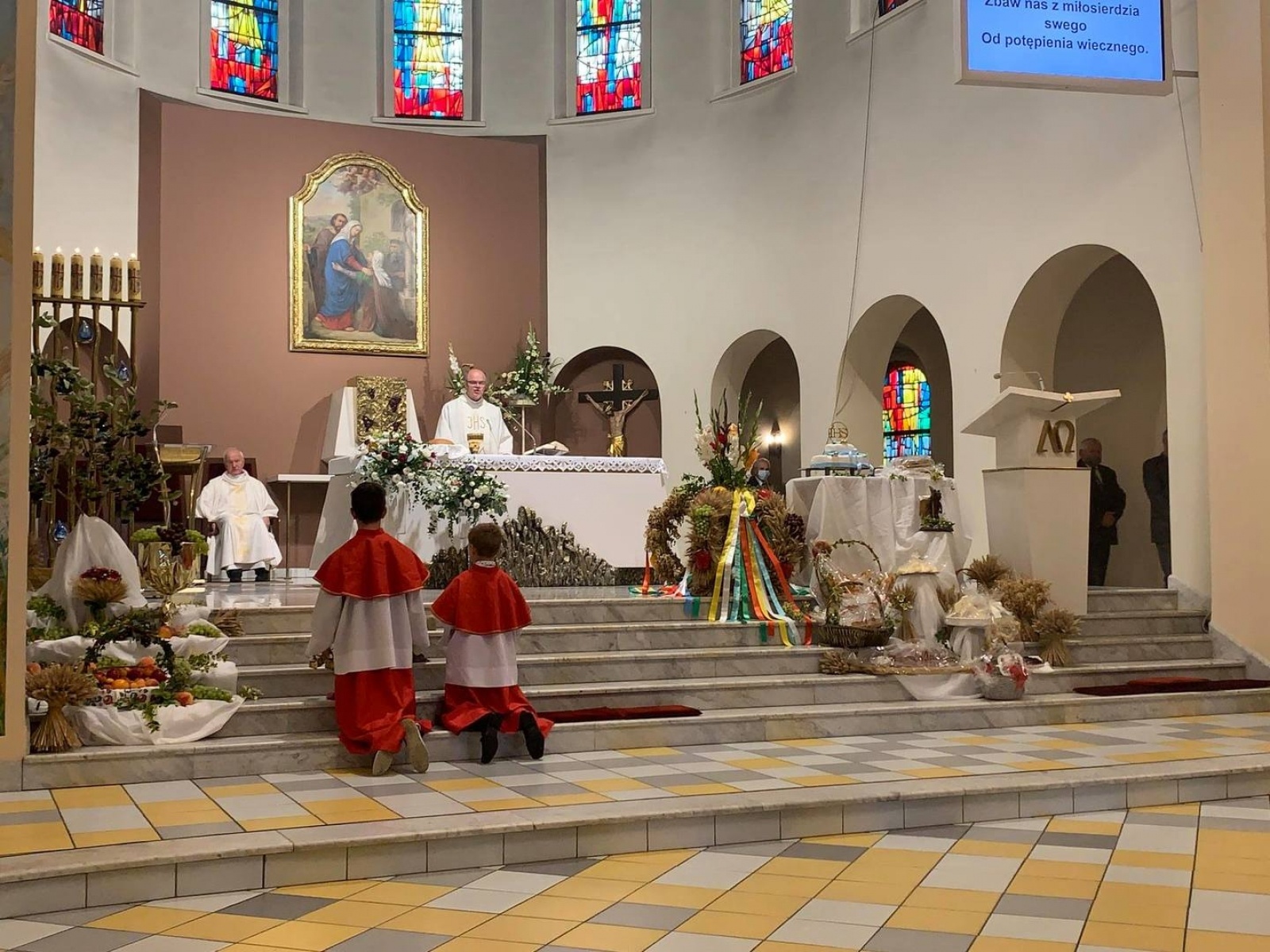 Zdjęcie w galerii na portalu naszwodzislaw.com: W Połomi podziękowali za plony wiadomości z regionu