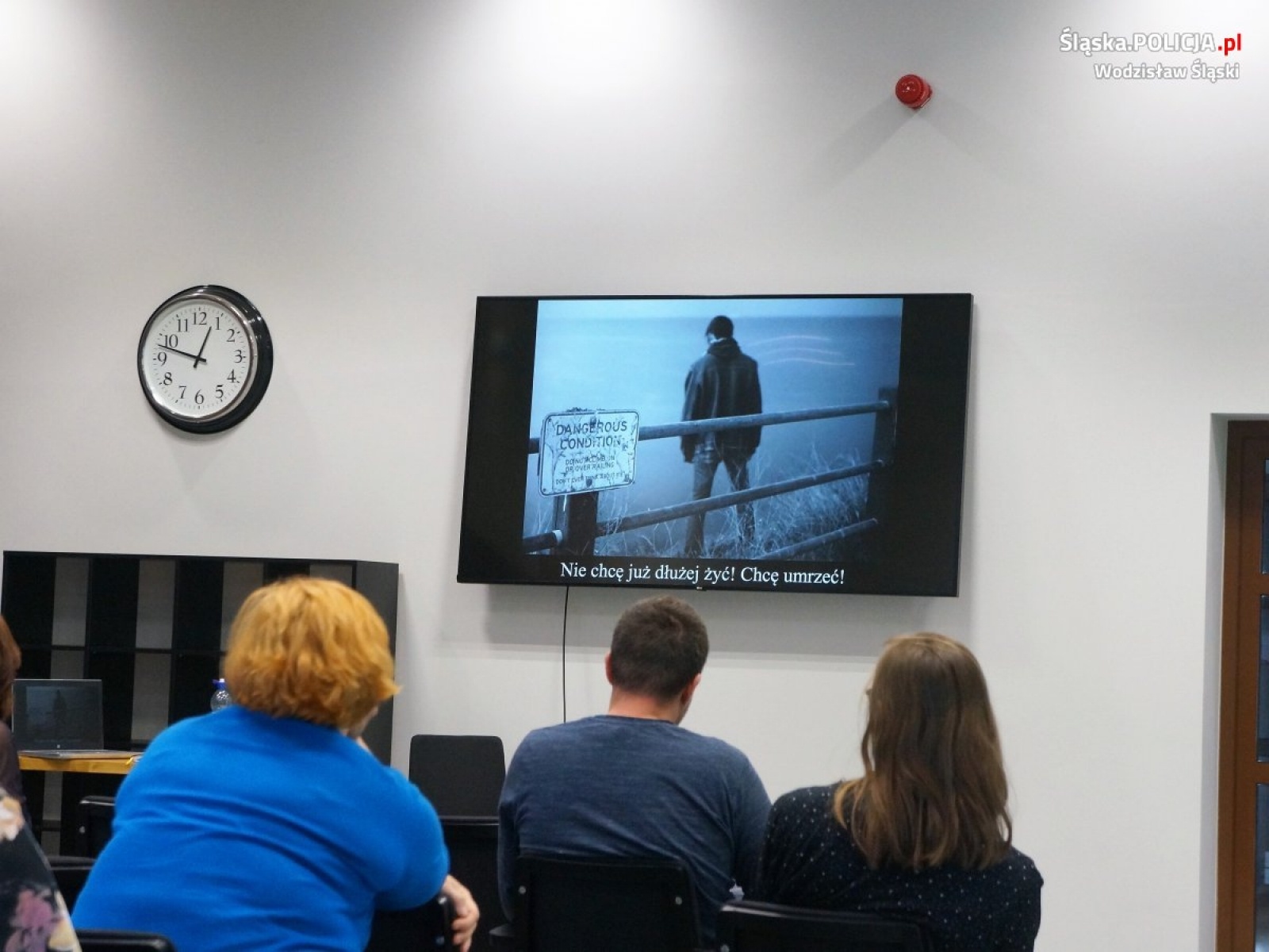Zdjęcie w galerii na portalu naszwodzislaw.com: Jak zapobiegać samobójstwom? Konferencja na dworcu kolejowym wiadomości z regionu