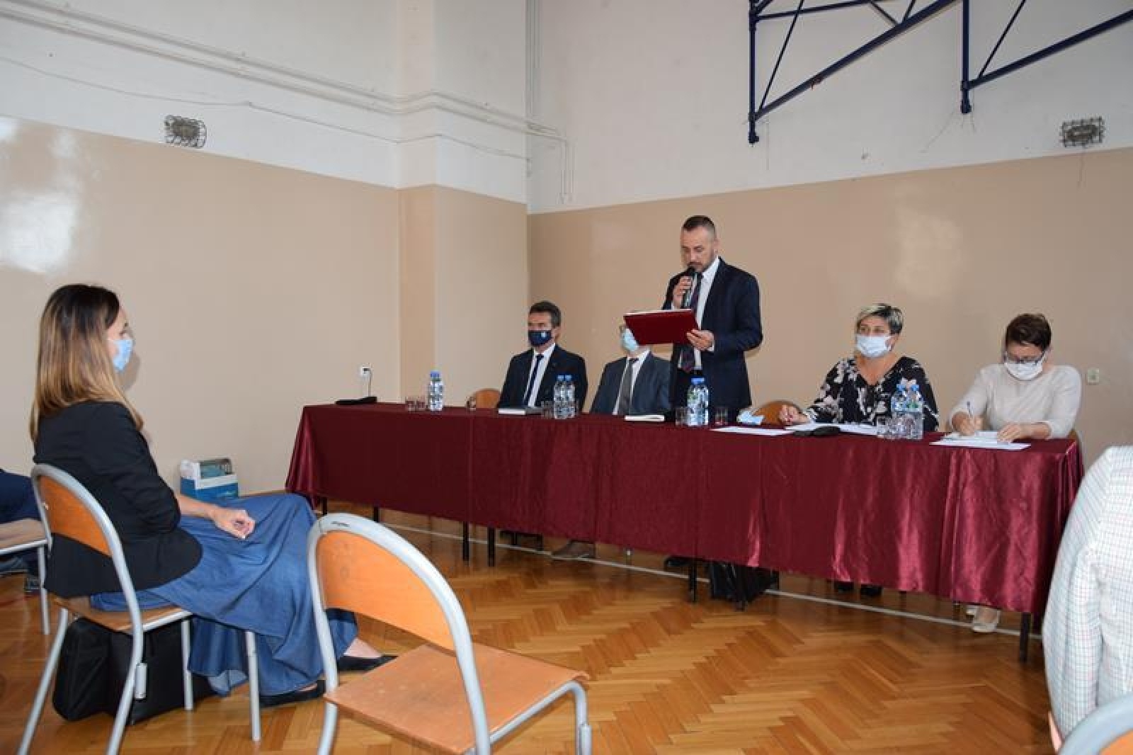 Zdjęcie w galerii na portalu naszwodzislaw.com: Zebranie wiejskie w Gogołowej. Oświetlenie na kolejnej ulicy wiadomości z regionu