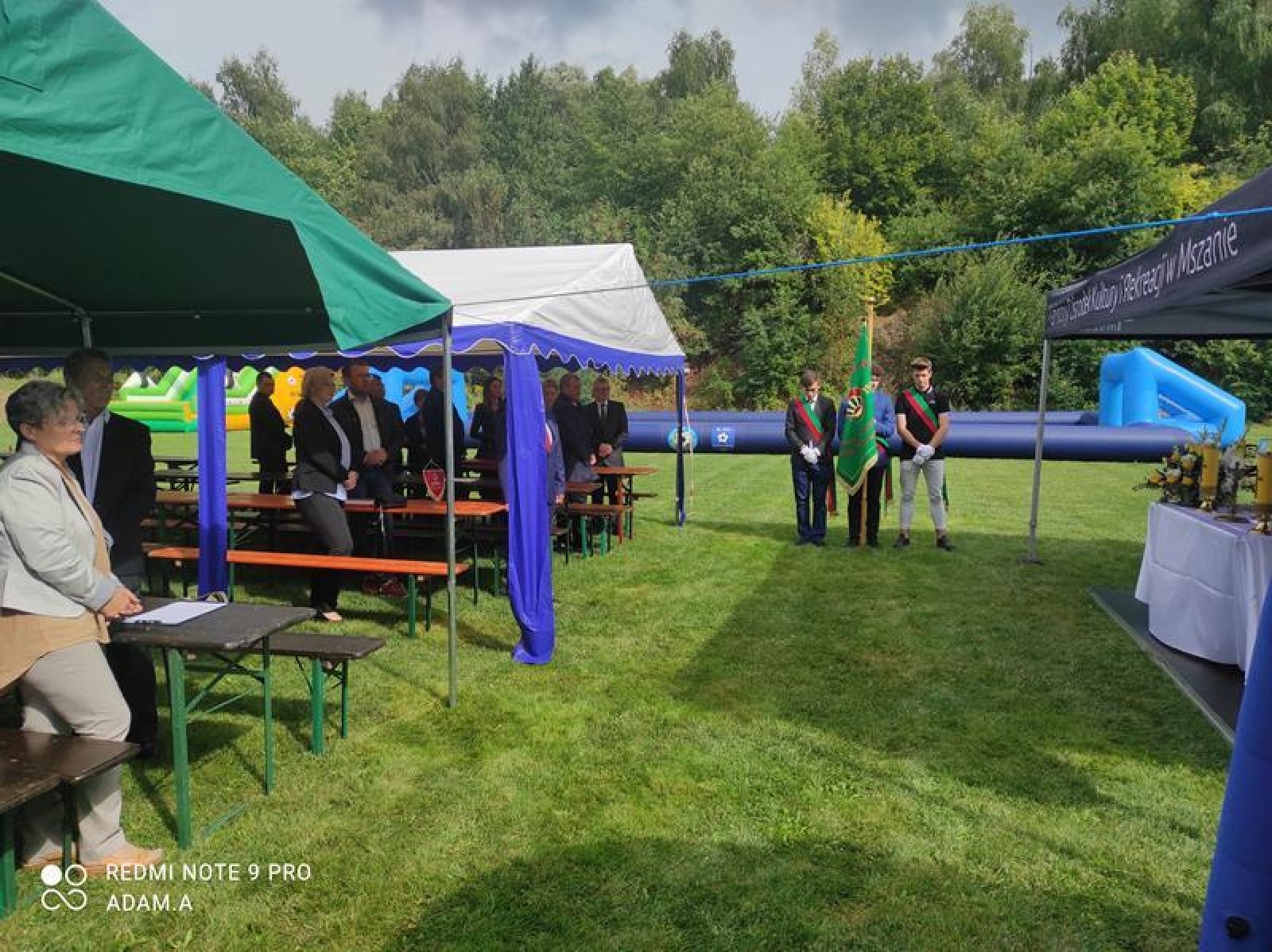 Zdjęcie w galerii na portalu naszwodzislaw.com: Odznaczenia, piłkarskie miasteczko i remis na jubileusz Startu Mszana [FOTO] wiadomości z regionu