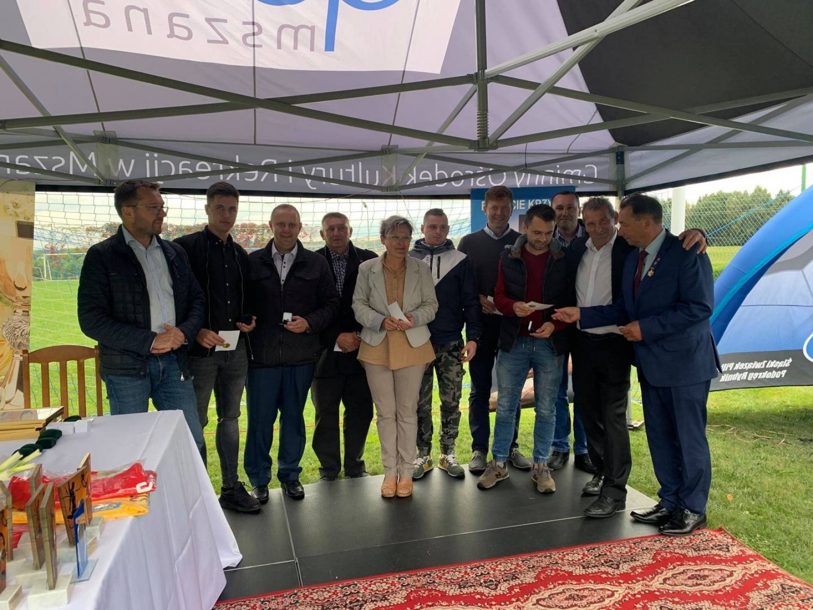 Zdjęcie w galerii na portalu naszwodzislaw.com: Odznaczenia, piłkarskie miasteczko i remis na jubileusz Startu Mszana [FOTO] wiadomości z regionu