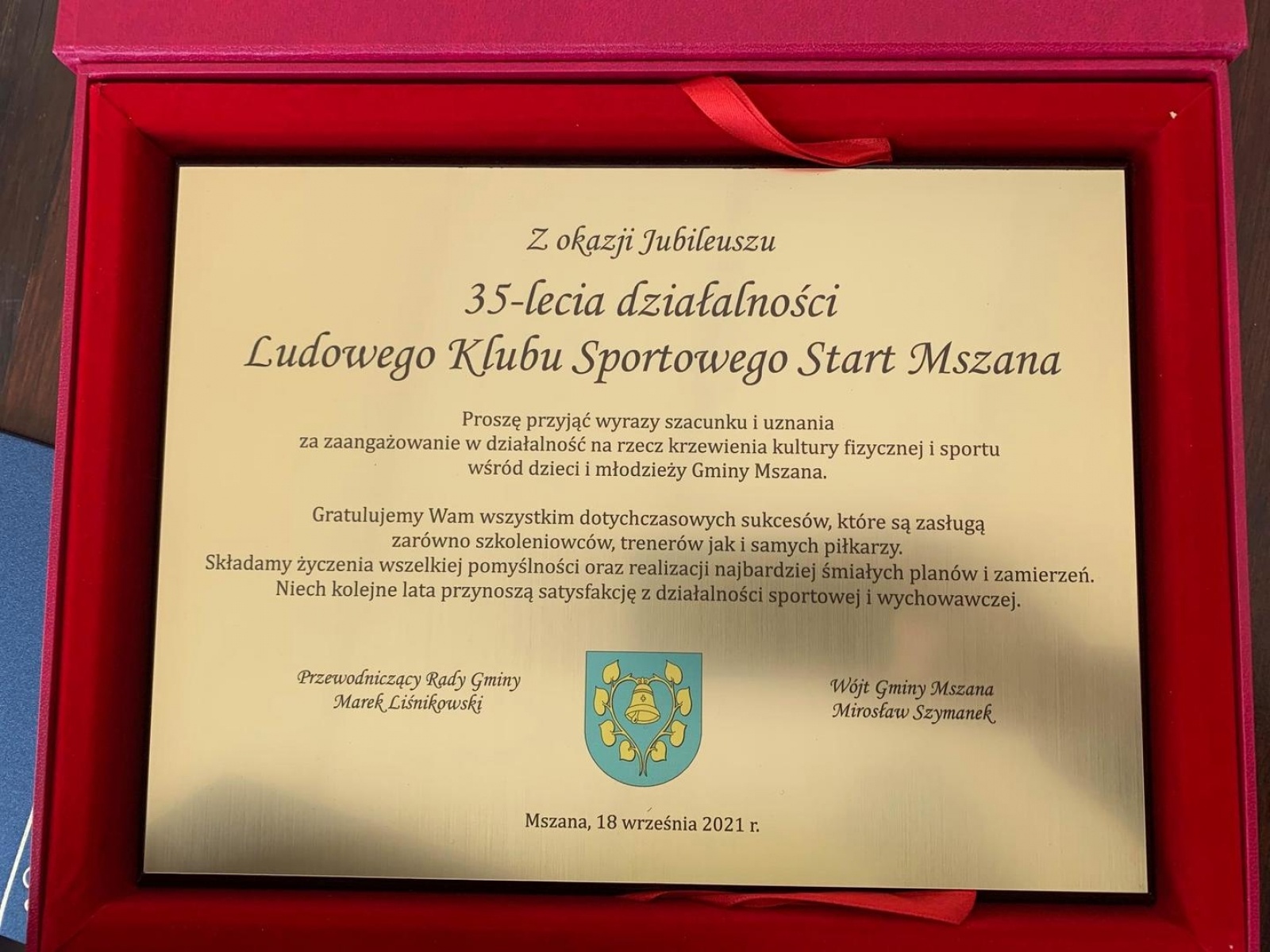 Zdjęcie w galerii na portalu naszwodzislaw.com: Odznaczenia, piłkarskie miasteczko i remis na jubileusz Startu Mszana [FOTO] wiadomości z regionu