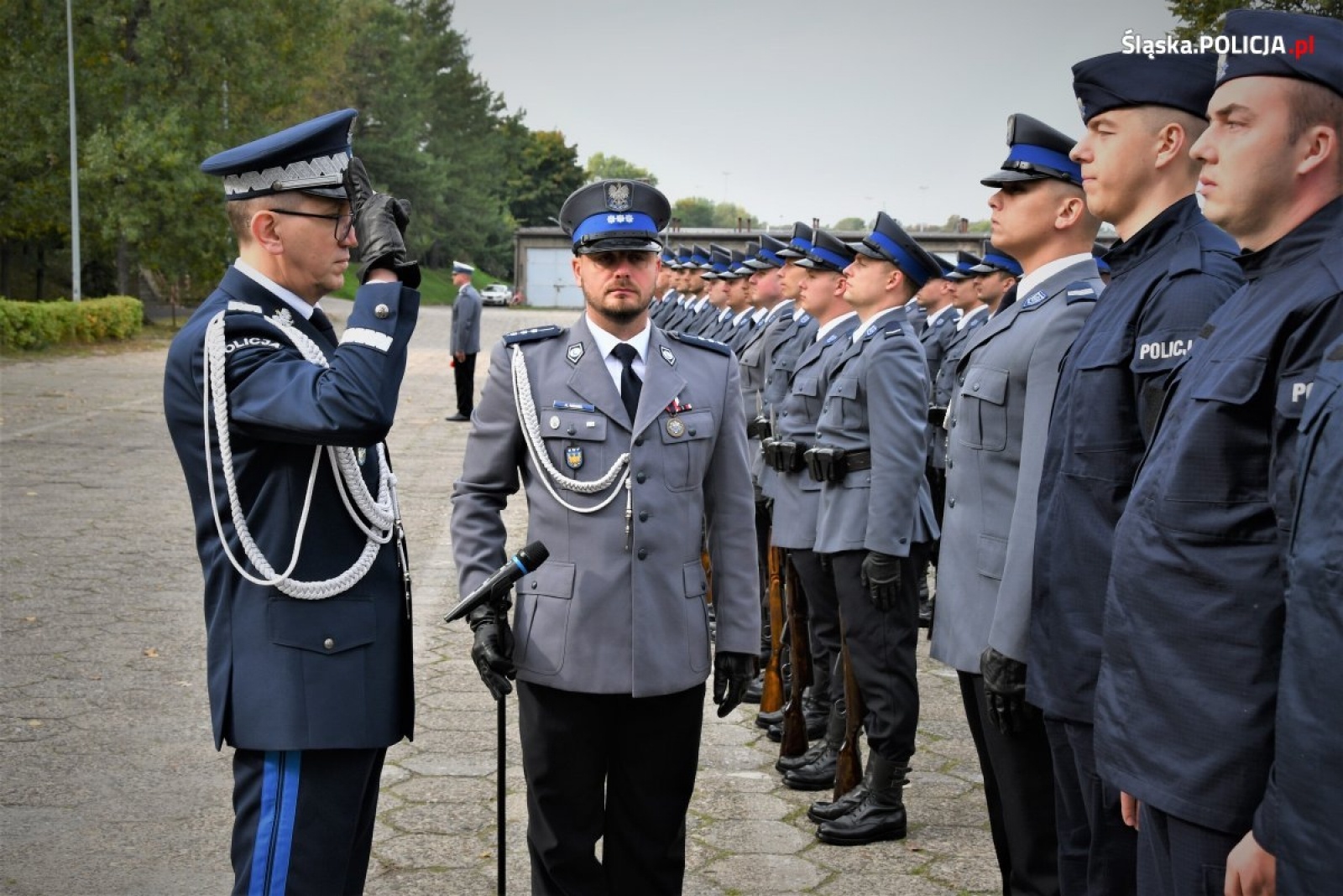 Zdjęcie w galerii na portalu naszwodzislaw.com: Ponad stu nowych śląskich policjantów złożyło ślubowanie wiadomości z regionu
