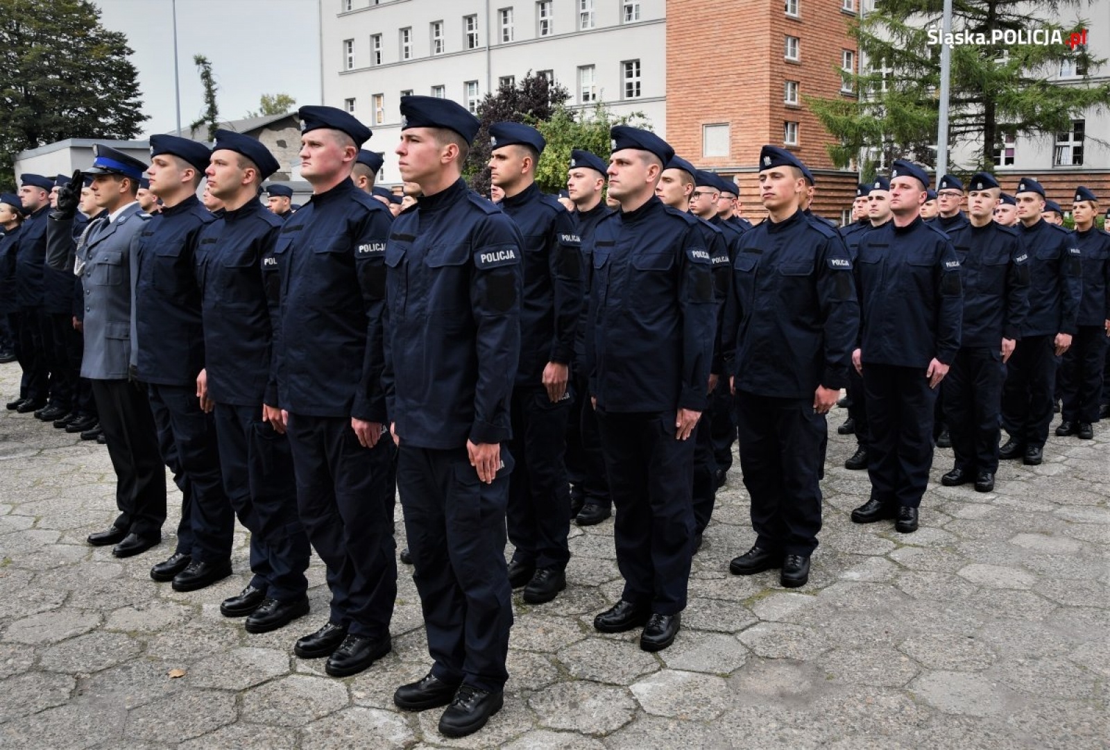 Zdjęcie w galerii na portalu naszwodzislaw.com: Ponad stu nowych śląskich policjantów złożyło ślubowanie wiadomości z regionu