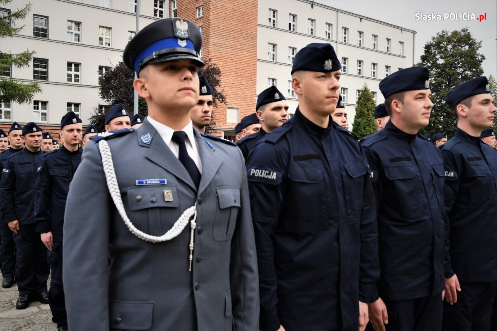 Zdjęcie w galerii na portalu naszwodzislaw.com: Ponad stu nowych śląskich policjantów złożyło ślubowanie wiadomości z regionu
