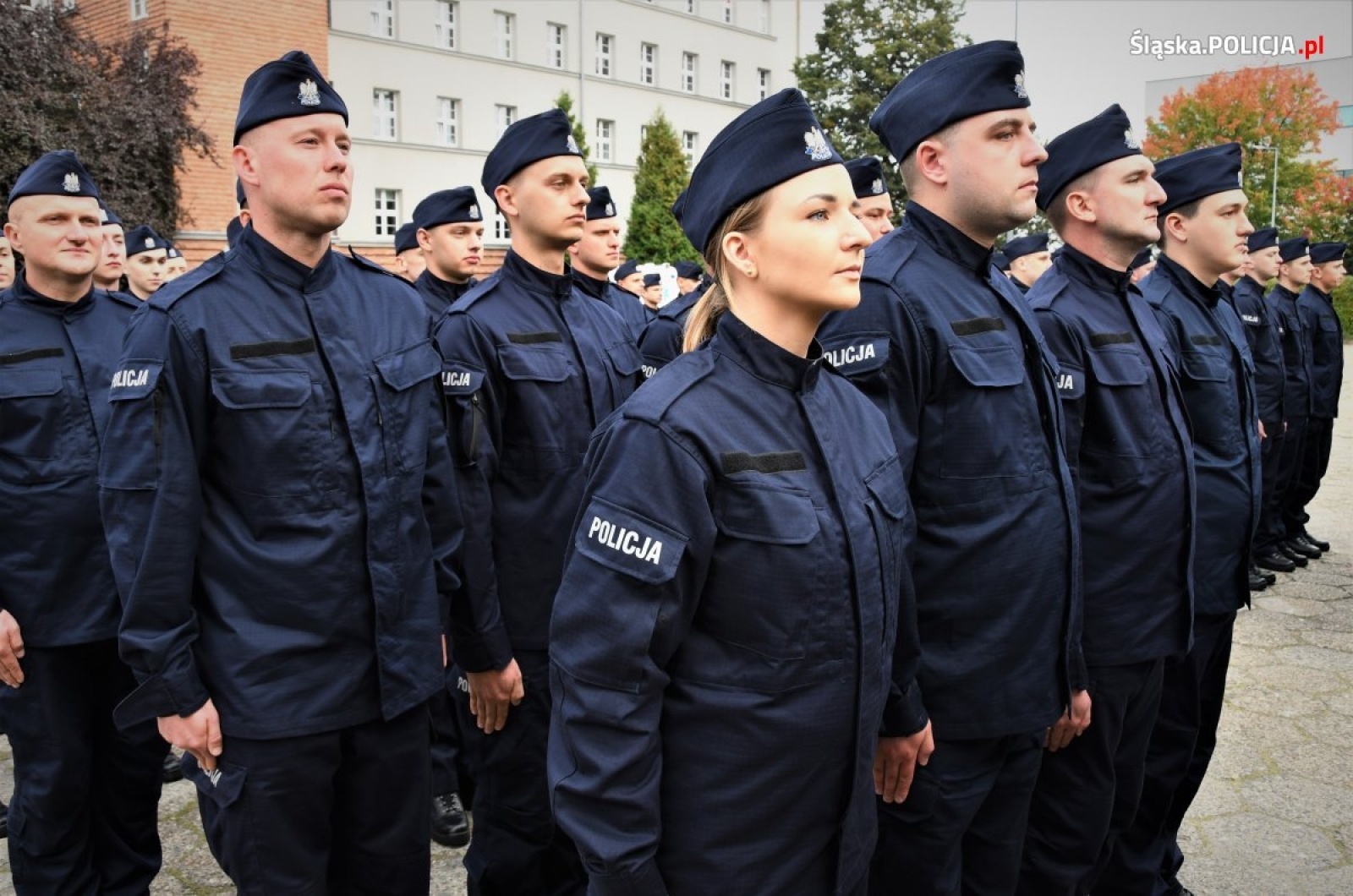 Zdjęcie w galerii na portalu naszwodzislaw.com: Ponad stu nowych śląskich policjantów złożyło ślubowanie wiadomości z regionu