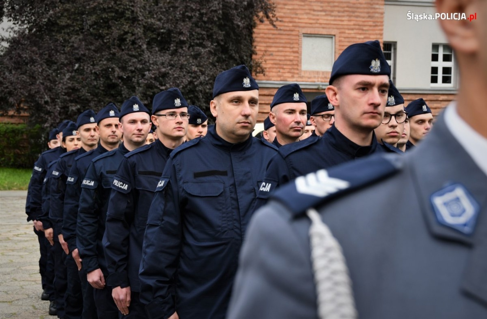 Zdjęcie w galerii na portalu naszwodzislaw.com: Ponad stu nowych śląskich policjantów złożyło ślubowanie wiadomości z regionu