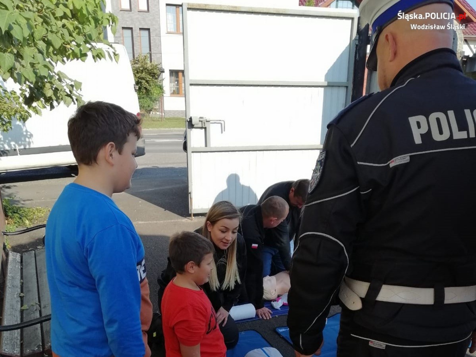 Zdjęcie w galerii na portalu naszwodzislaw.com: Wspólna akcja policji i straży w Syryni wiadomości z regionu