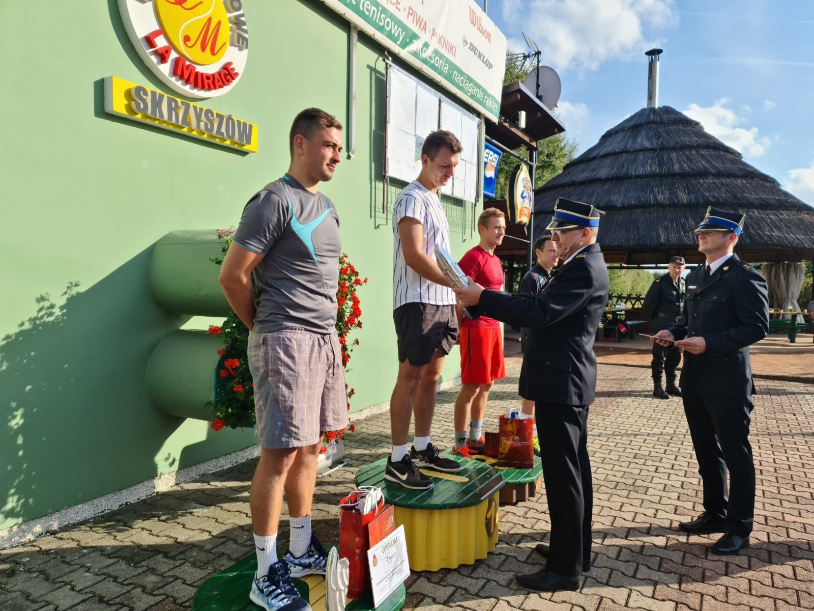 Zdjęcie w galerii na portalu naszwodzislaw.com: Strażak z Wodzisławia Śląskiego na podium Mistrzostw Śląska w tenisie wiadomości z regionu