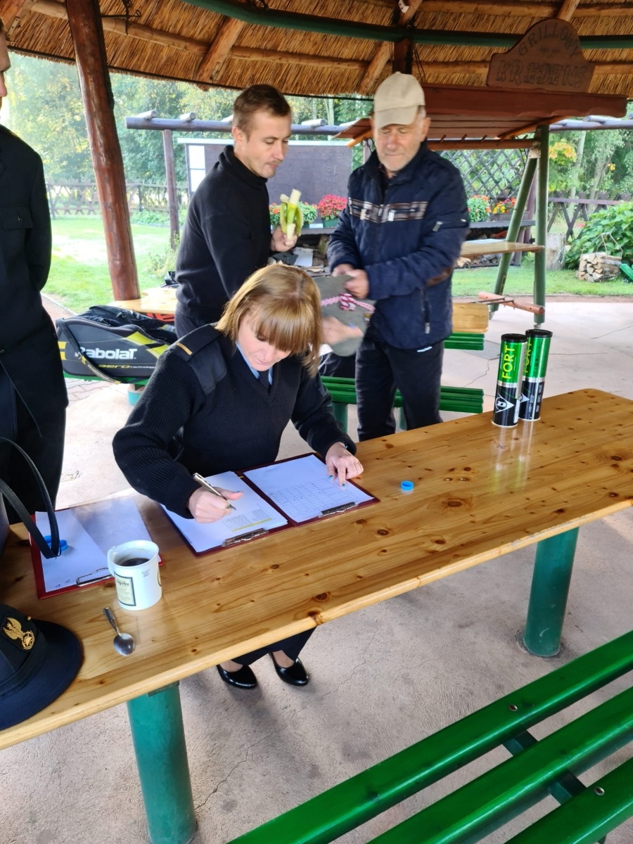 Zdjęcie w galerii na portalu naszwodzislaw.com: Strażak z Wodzisławia Śląskiego na podium Mistrzostw Śląska w tenisie wiadomości z regionu