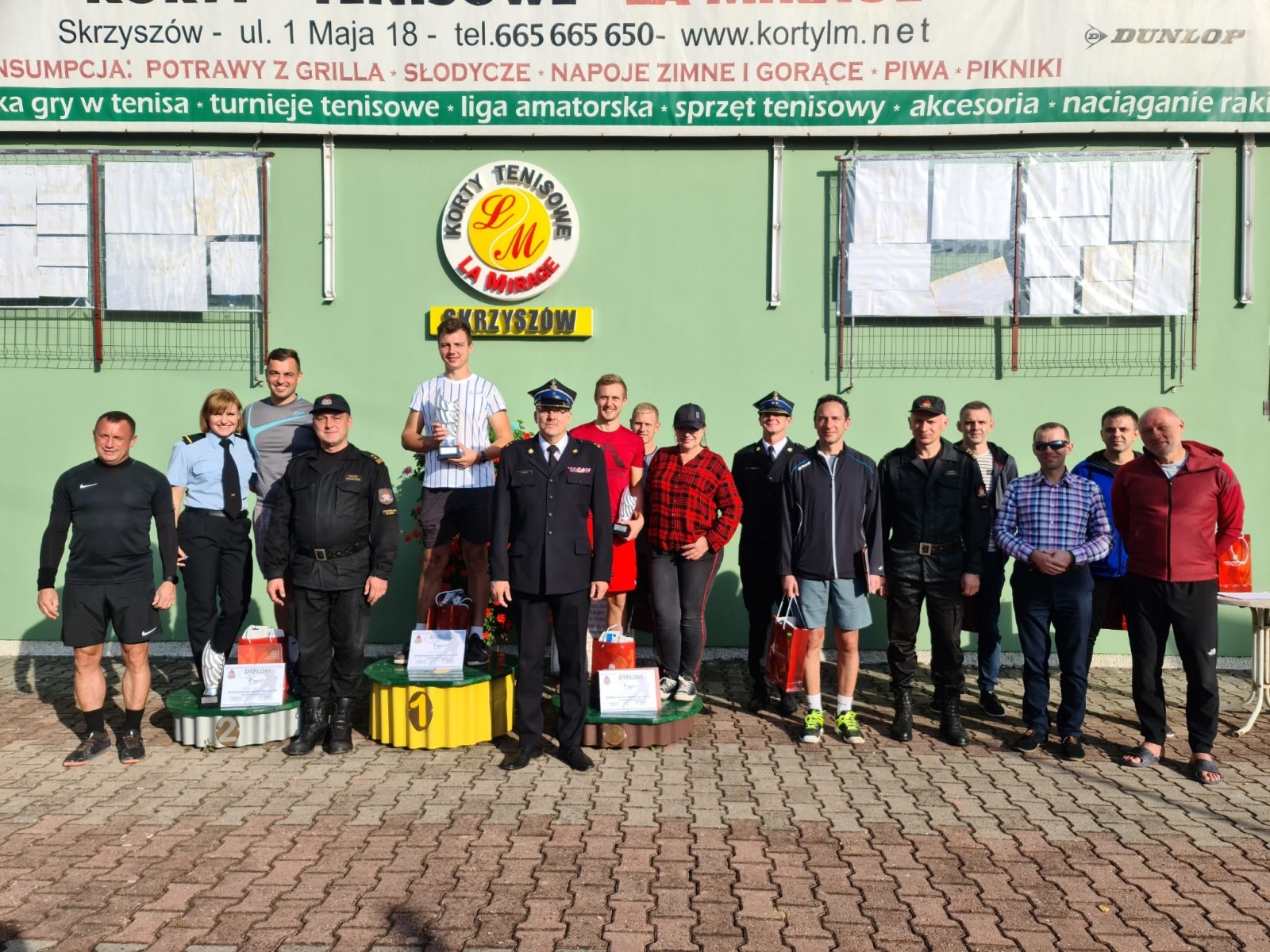 Zdjęcie w galerii na portalu naszwodzislaw.com: Strażak z Wodzisławia Śląskiego na podium Mistrzostw Śląska w tenisie wiadomości z regionu