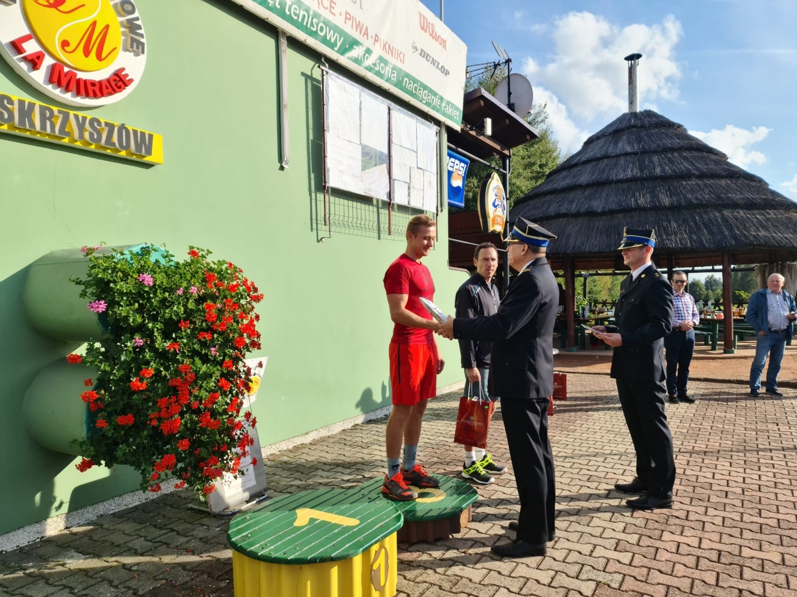 Zdjęcie w galerii na portalu naszwodzislaw.com: Strażak z Wodzisławia Śląskiego na podium Mistrzostw Śląska w tenisie wiadomości z regionu