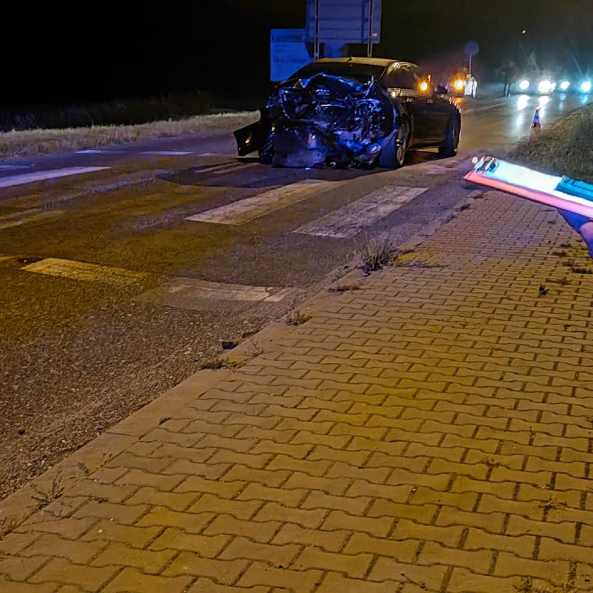 Zdjęcie w galerii na portalu naszwodzislaw.com: Audi i range rover zderzyły się w Gogołowej wiadomości z regionu