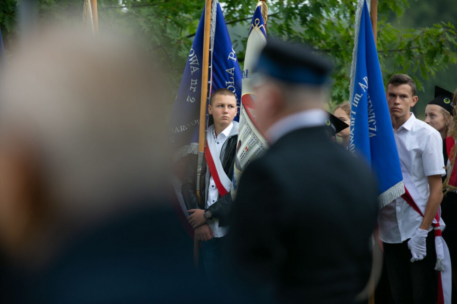 Zdjęcie w galerii na portalu naszwodzislaw.com: Tablica katyńska odsłonięta na Głożynach [FOTO] wiadomości z regionu