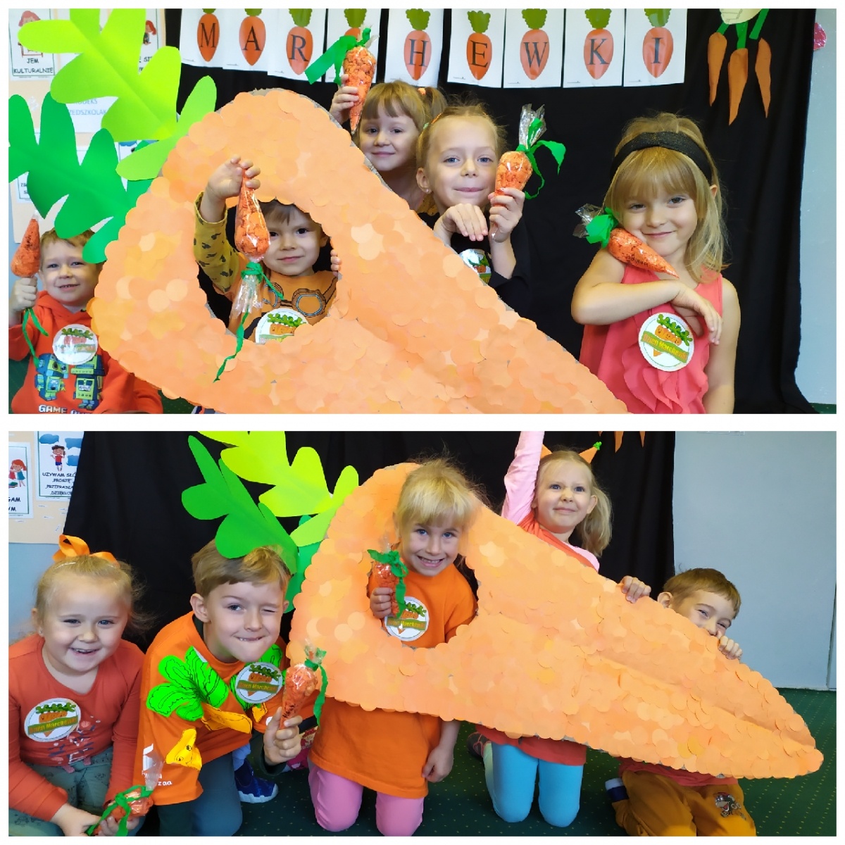 Zdjęcie w galerii na portalu naszwodzislaw.com: Przedszkolaki z Czwórki świętowały Dzień Marchewki wiadomości z regionu
