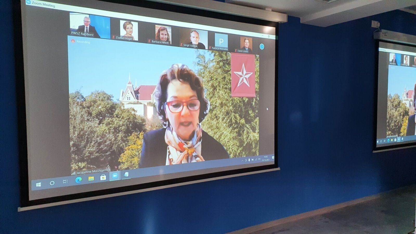 Zdjęcie w galerii na portalu naszwodzislaw.com: Texas State University-PWSZ. Polsko-Amerykańska konferencja naukowa wiadomości z regionu