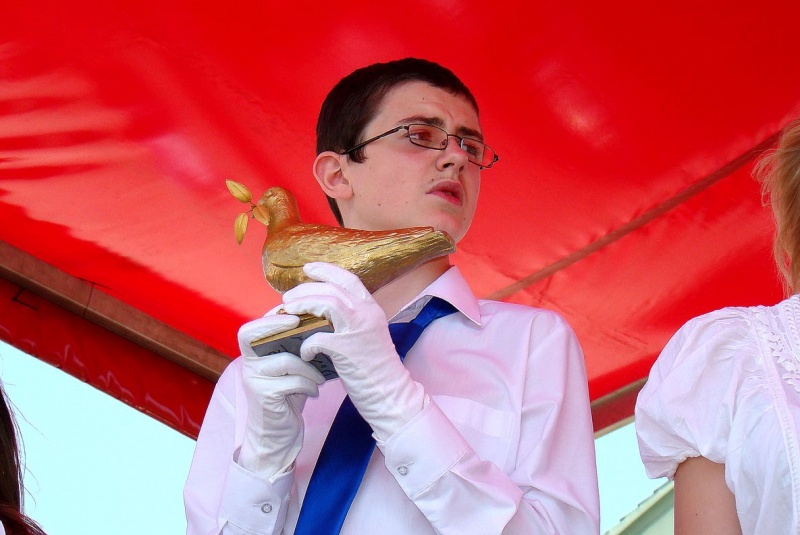 Zdjęcie w galerii na portalu naszwodzislaw.com: Dzisiaj każdy miał gołębia wiadomości z regionu