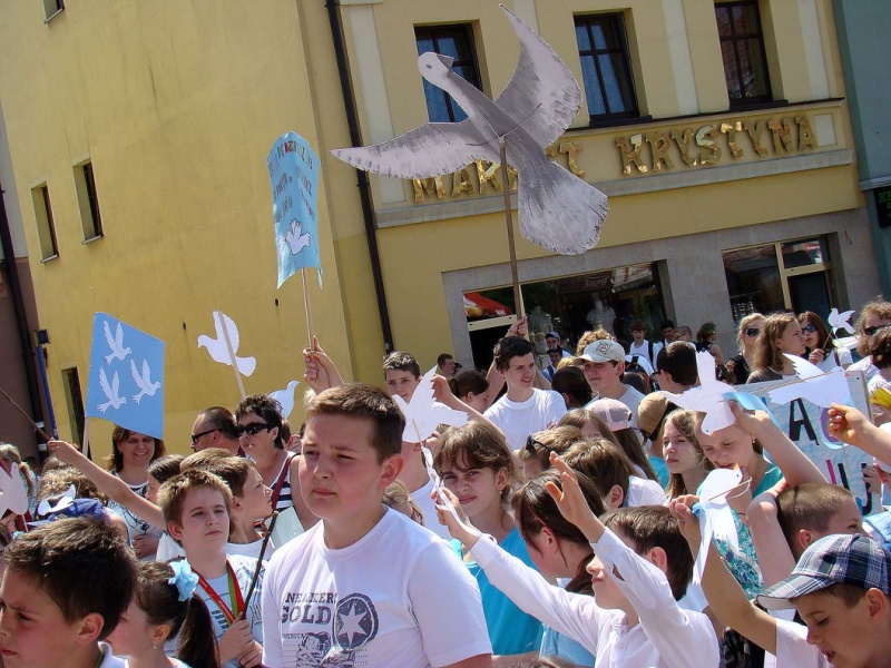 Zdjęcie w galerii na portalu naszwodzislaw.com: Dzisiaj każdy miał gołębia wiadomości z regionu
