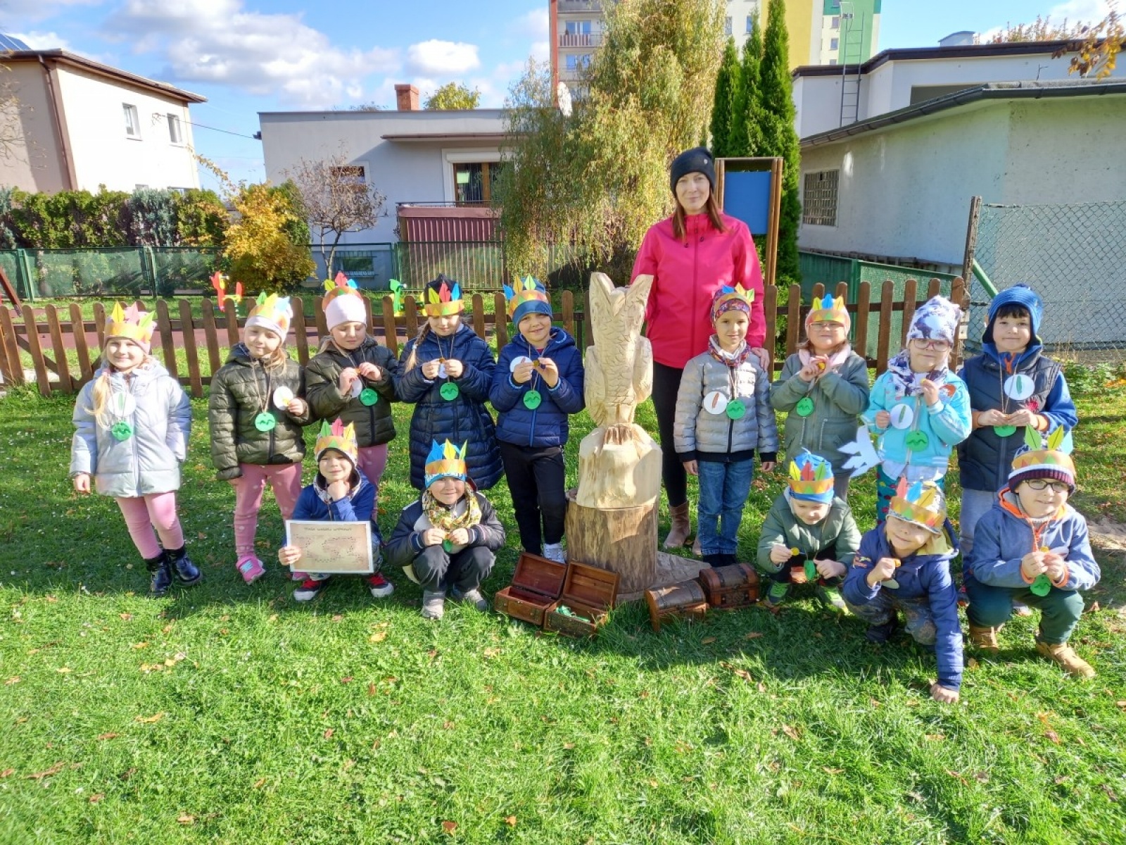 Zdjęcie w galerii na portalu naszwodzislaw.com: Ruchowy zawrót głowy w Przedszkolu numer 18 wiadomości z regionu