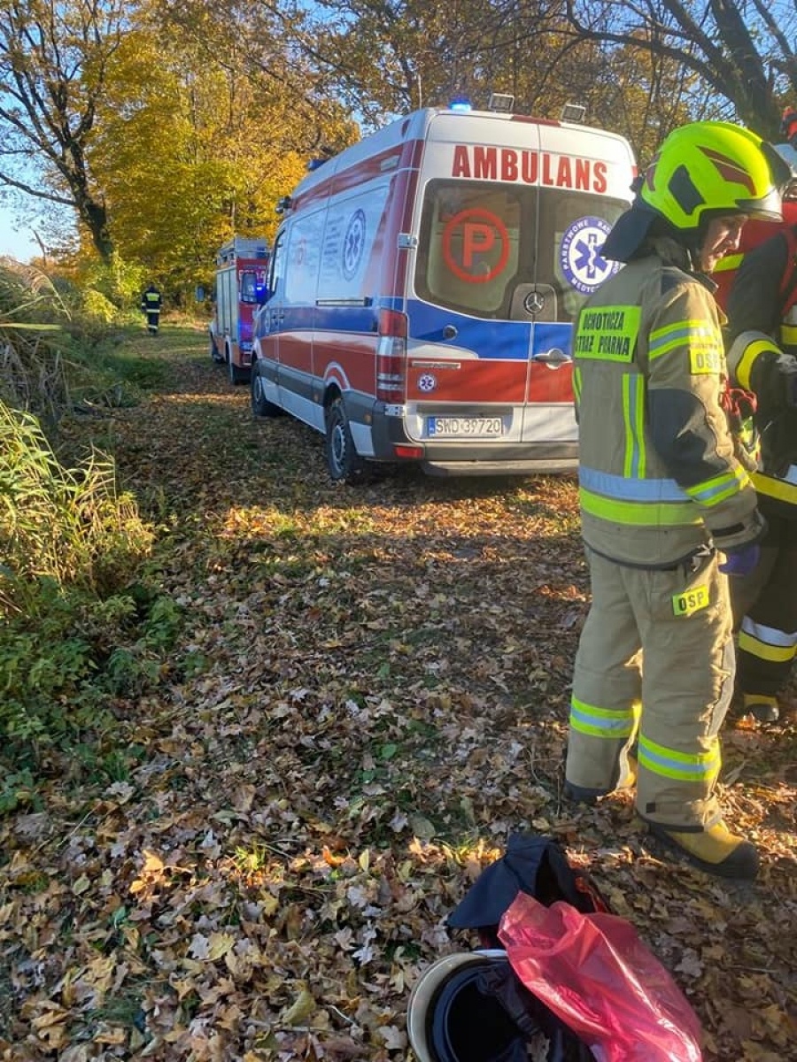 Zdjęcie w galerii na portalu naszwodzislaw.com: Jedna osoba ranna w wypadku z bryczką w Lubomi wiadomości z regionu