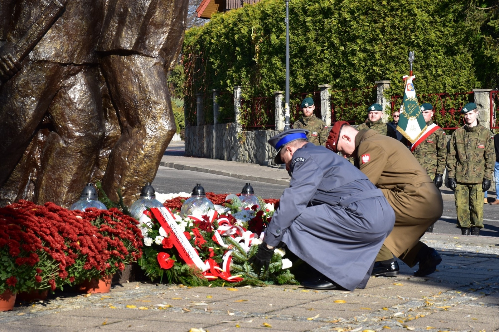 Zdjęcie w galerii na portalu naszwodzislaw.com: Obchody Dnia Niepodległości w Wodzisławiu Śląskim [FOTO] wiadomości z regionu