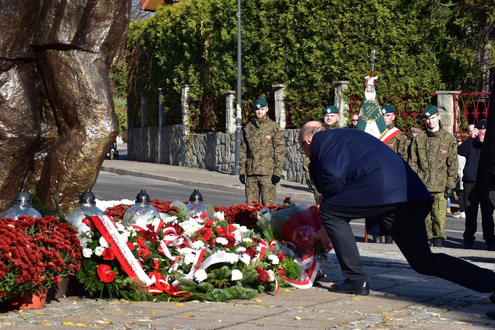 Zdjęcie w galerii na portalu naszwodzislaw.com: Obchody Dnia Niepodległości w Wodzisławiu Śląskim [FOTO] wiadomości z regionu