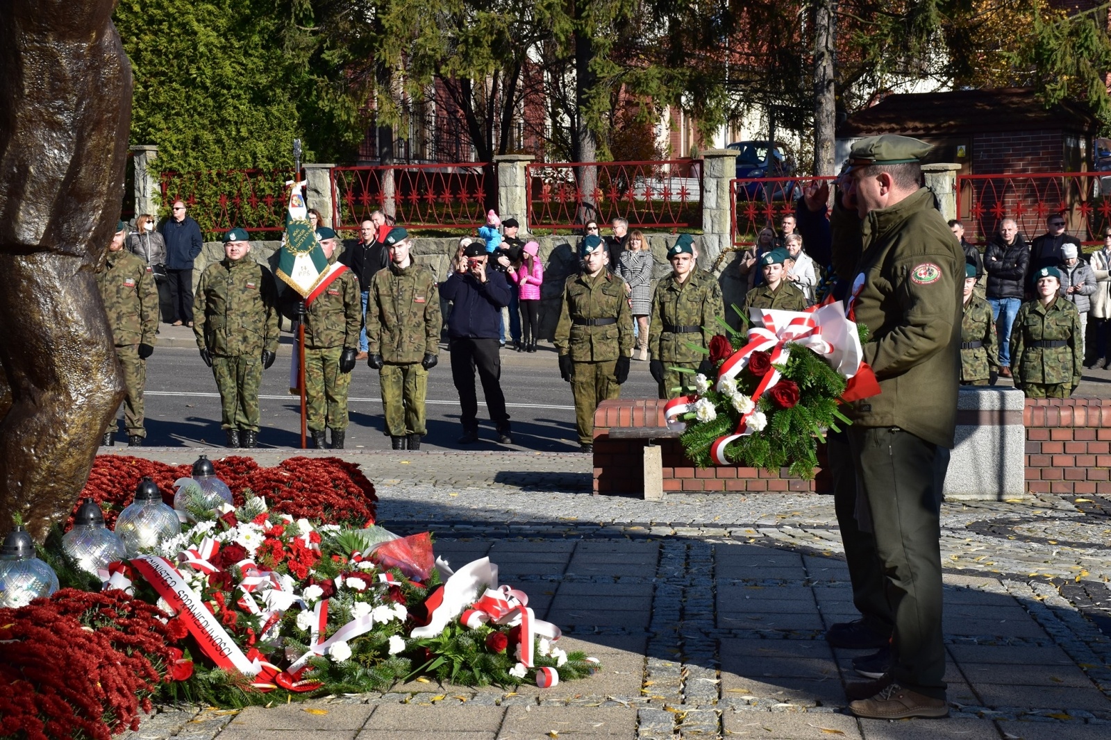 Zdjęcie w galerii na portalu naszwodzislaw.com: Obchody Dnia Niepodległości w Wodzisławiu Śląskim [FOTO] wiadomości z regionu