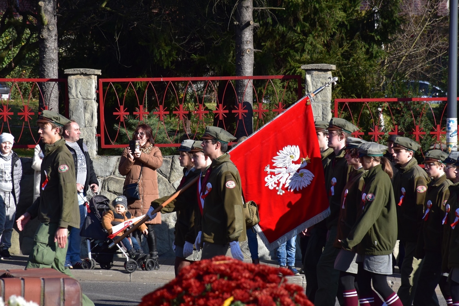 Zdjęcie w galerii na portalu naszwodzislaw.com: Obchody Dnia Niepodległości w Wodzisławiu Śląskim [FOTO] wiadomości z regionu