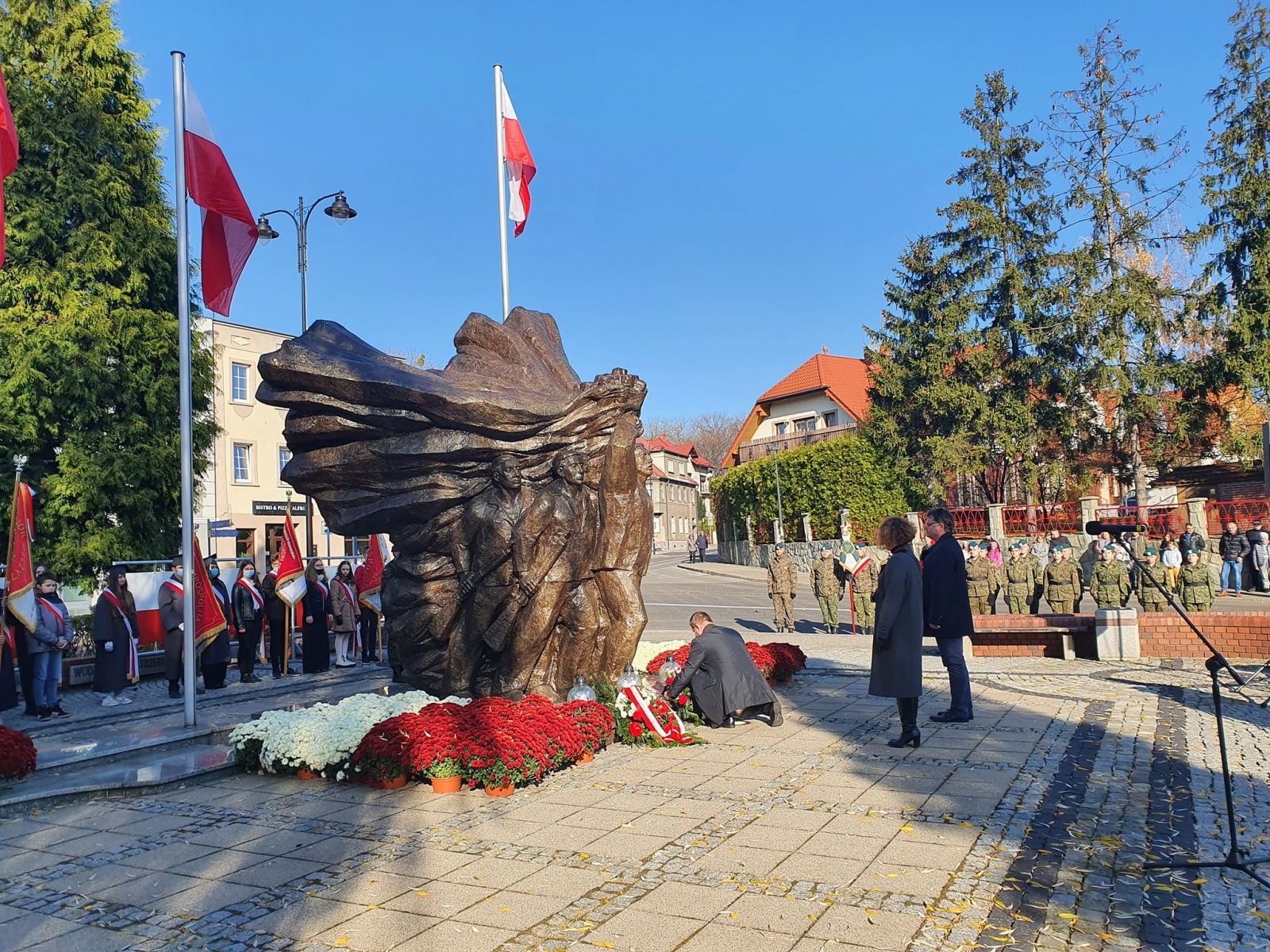 Zdjęcie w galerii na portalu naszwodzislaw.com: Obchody Dnia Niepodległości w Wodzisławiu Śląskim [FOTO] wiadomości z regionu