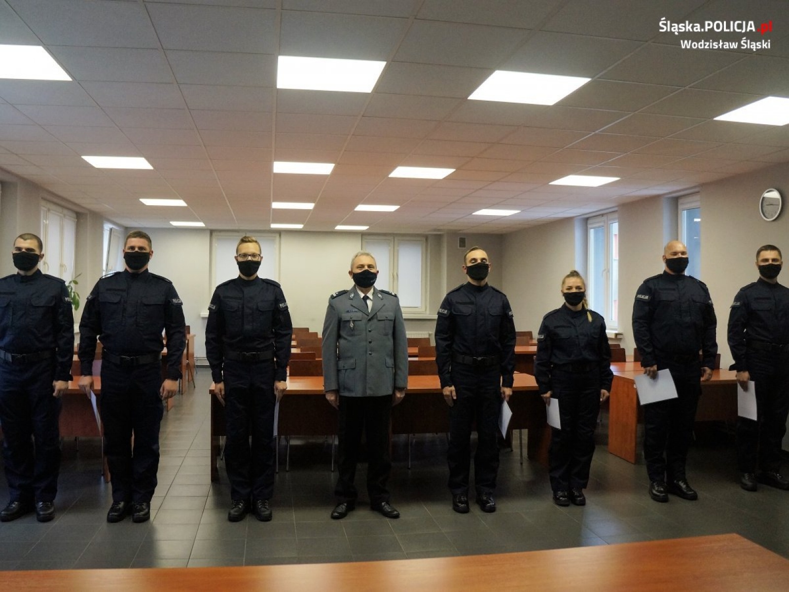 Zdjęcie w galerii na portalu naszwodzislaw.com: Nowi funkcjonariusze ślubowali w wodzisławskiej komendzie wiadomości z regionu