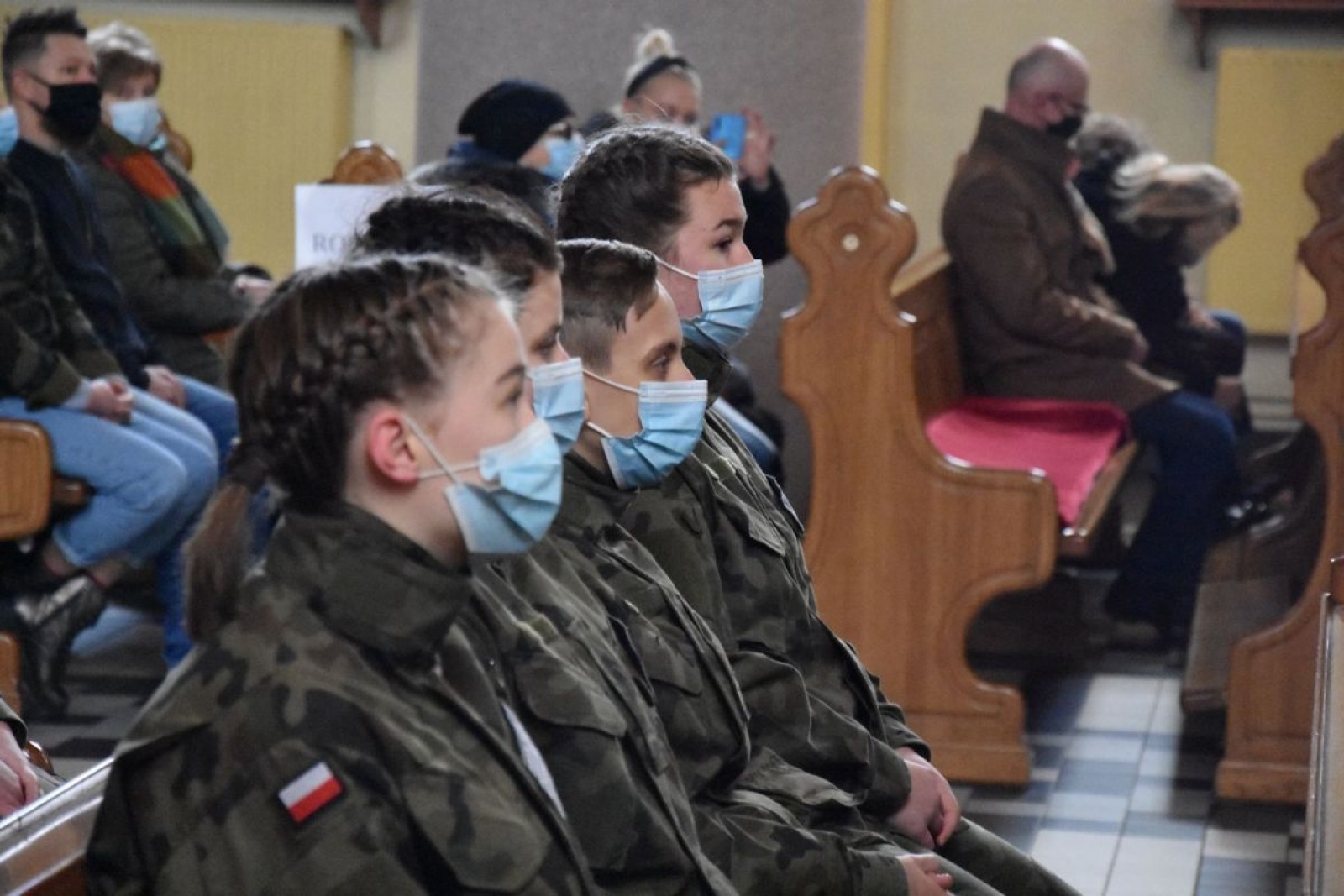 Zdjęcie w galerii na portalu naszwodzislaw.com: Klasy mundurowe z Rydułtów ślubowały [FOTO] wiadomości z regionu