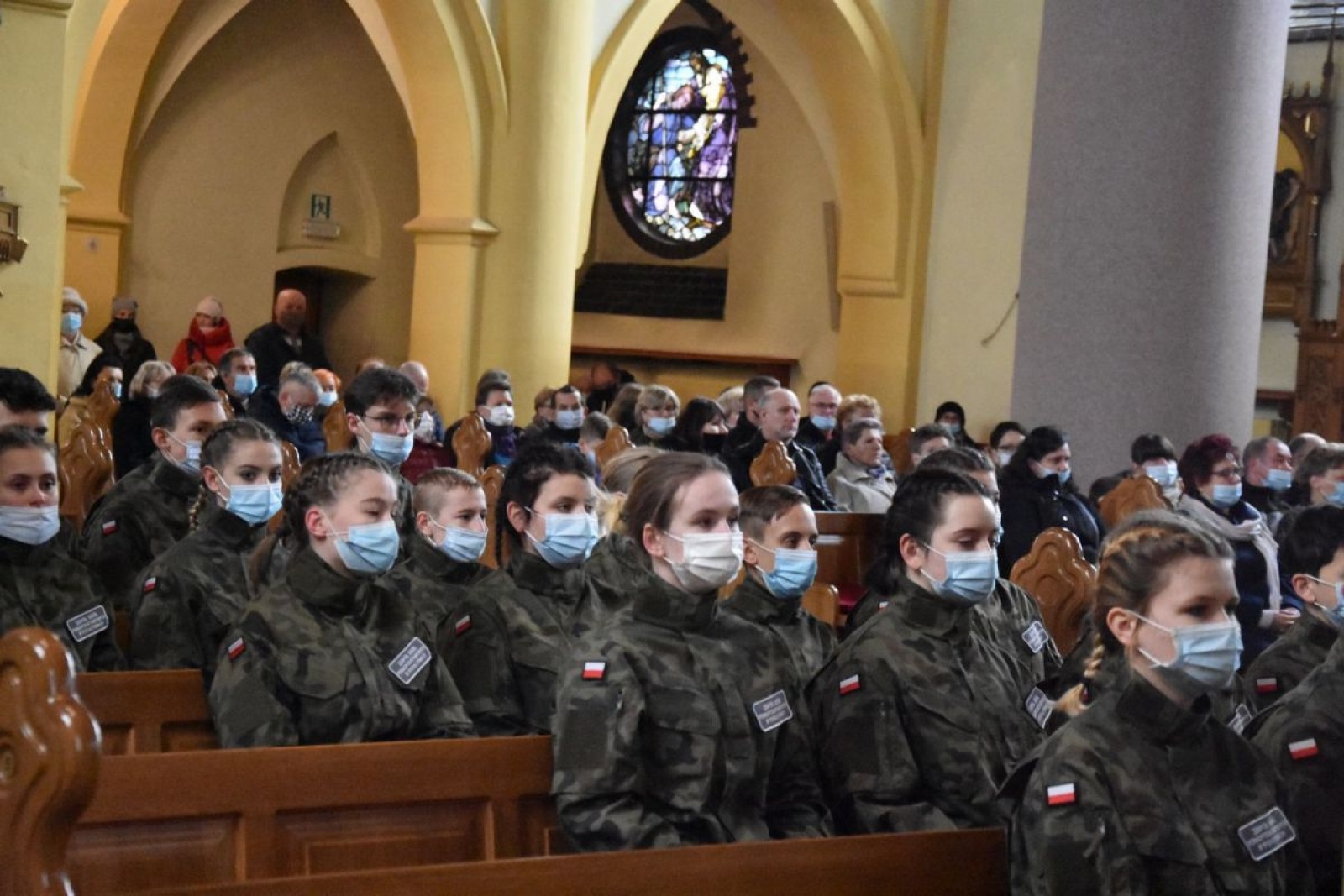 Zdjęcie w galerii na portalu naszwodzislaw.com: Klasy mundurowe z Rydułtów ślubowały [FOTO] wiadomości z regionu
