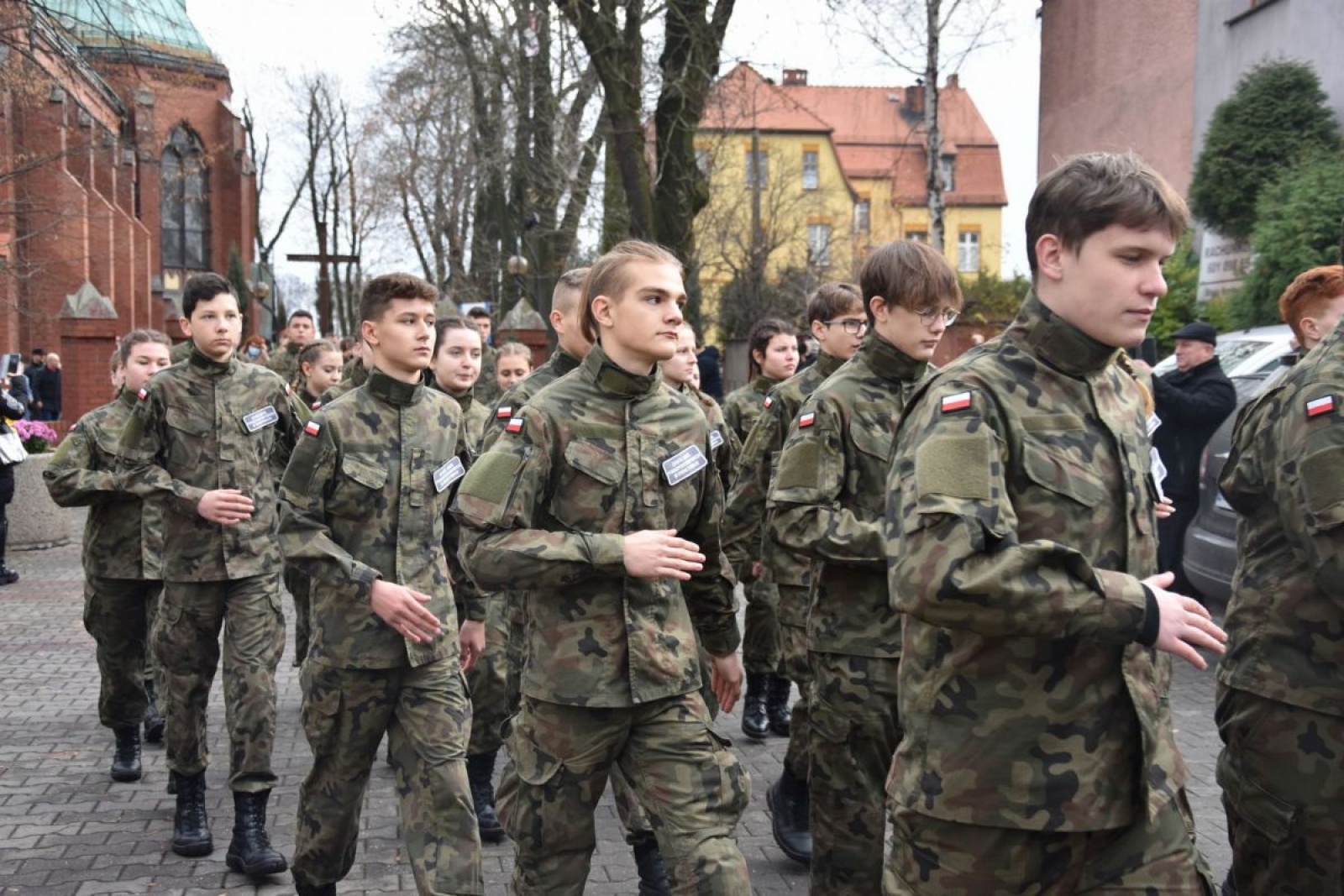 Zdjęcie w galerii na portalu naszwodzislaw.com: Klasy mundurowe z Rydułtów ślubowały [FOTO] wiadomości z regionu