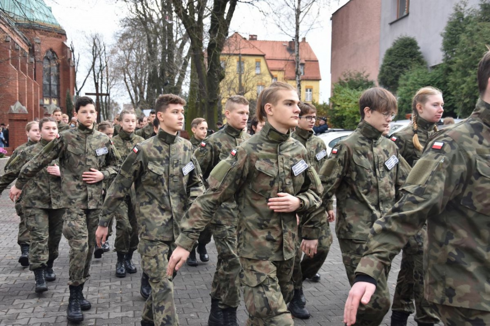 Zdjęcie w galerii na portalu naszwodzislaw.com: Klasy mundurowe z Rydułtów ślubowały [FOTO] wiadomości z regionu