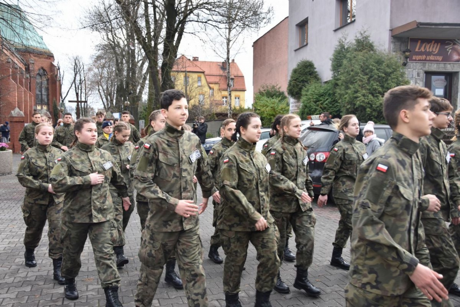 Zdjęcie w galerii na portalu naszwodzislaw.com: Klasy mundurowe z Rydułtów ślubowały [FOTO] wiadomości z regionu