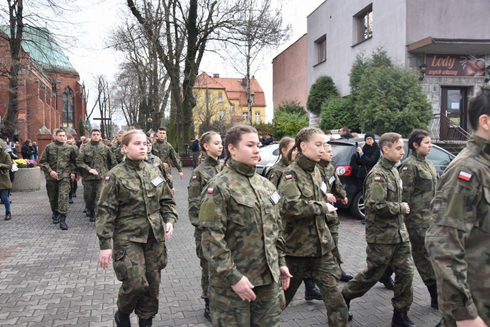 Zdjęcie w galerii na portalu naszwodzislaw.com: Klasy mundurowe z Rydułtów ślubowały [FOTO] wiadomości z regionu