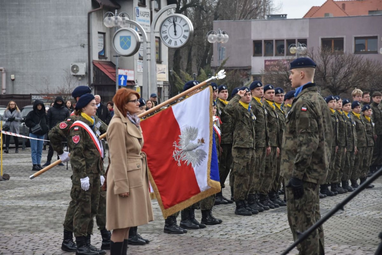 Zdjęcie w galerii na portalu naszwodzislaw.com: Klasy mundurowe z Rydułtów ślubowały [FOTO] wiadomości z regionu