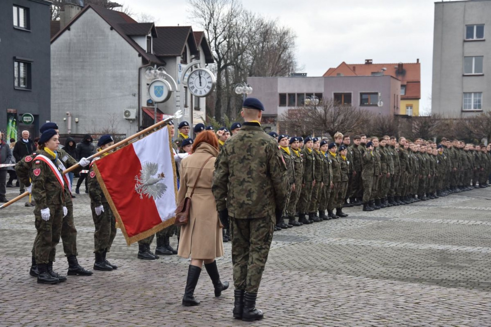Zdjęcie w galerii na portalu naszwodzislaw.com: Klasy mundurowe z Rydułtów ślubowały [FOTO] wiadomości z regionu