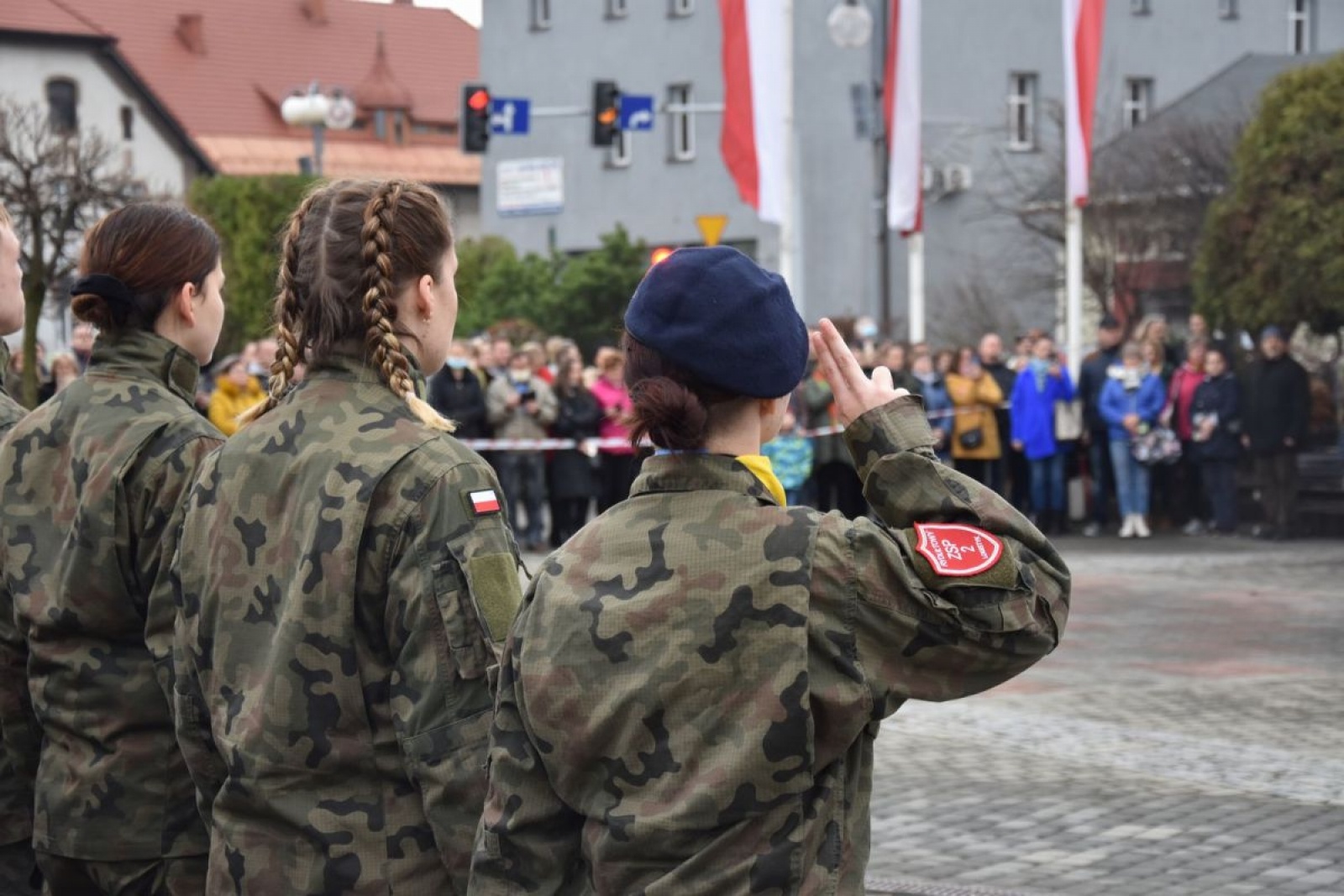 Zdjęcie w galerii na portalu naszwodzislaw.com: Klasy mundurowe z Rydułtów ślubowały [FOTO] wiadomości z regionu