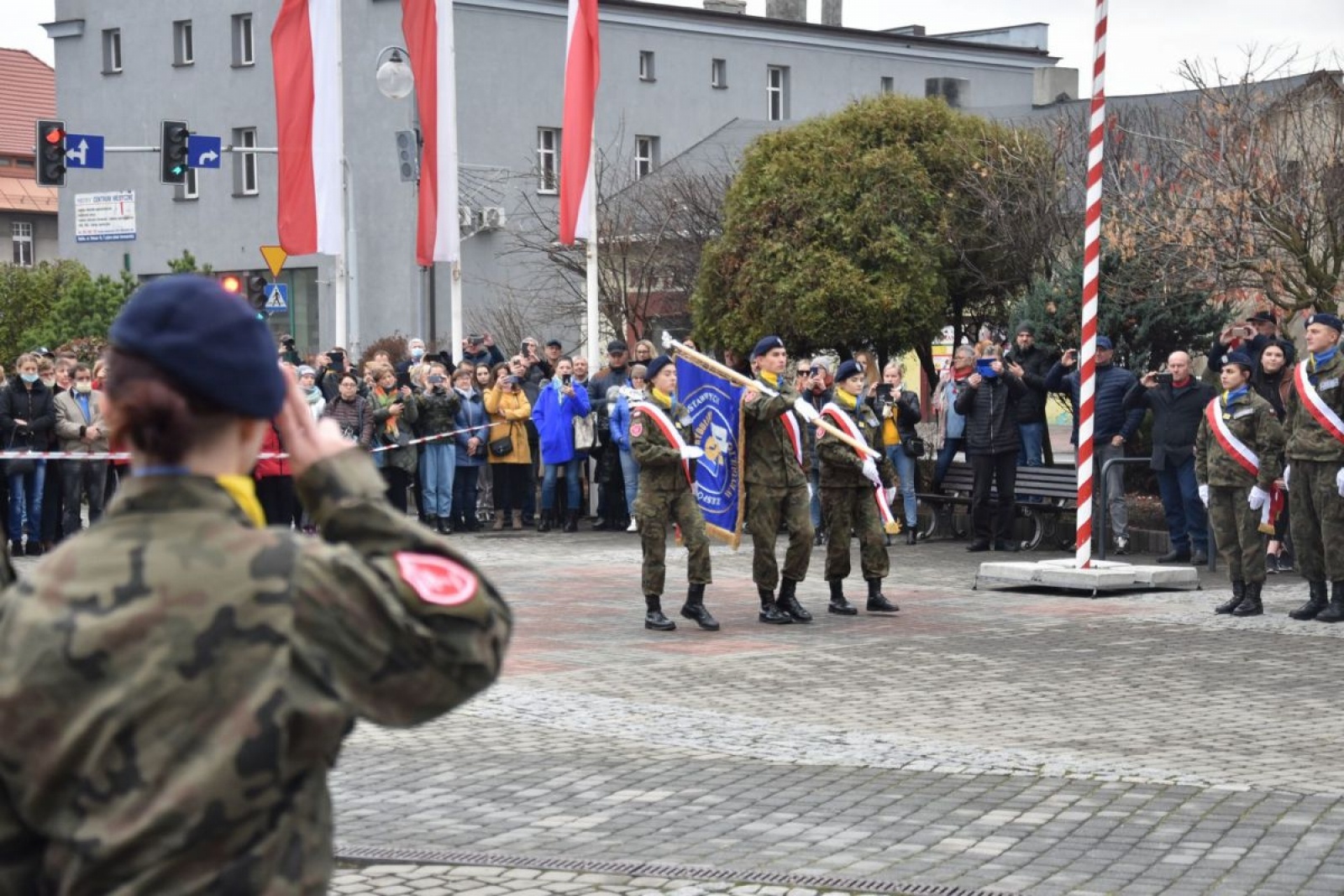 Zdjęcie w galerii na portalu naszwodzislaw.com: Klasy mundurowe z Rydułtów ślubowały [FOTO] wiadomości z regionu