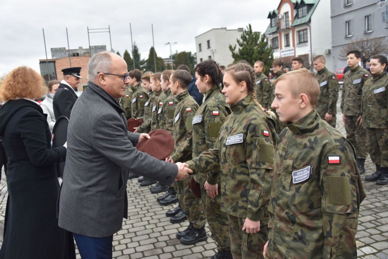 Zdjęcie w galerii na portalu naszwodzislaw.com: Klasy mundurowe z Rydułtów ślubowały [FOTO] wiadomości z regionu