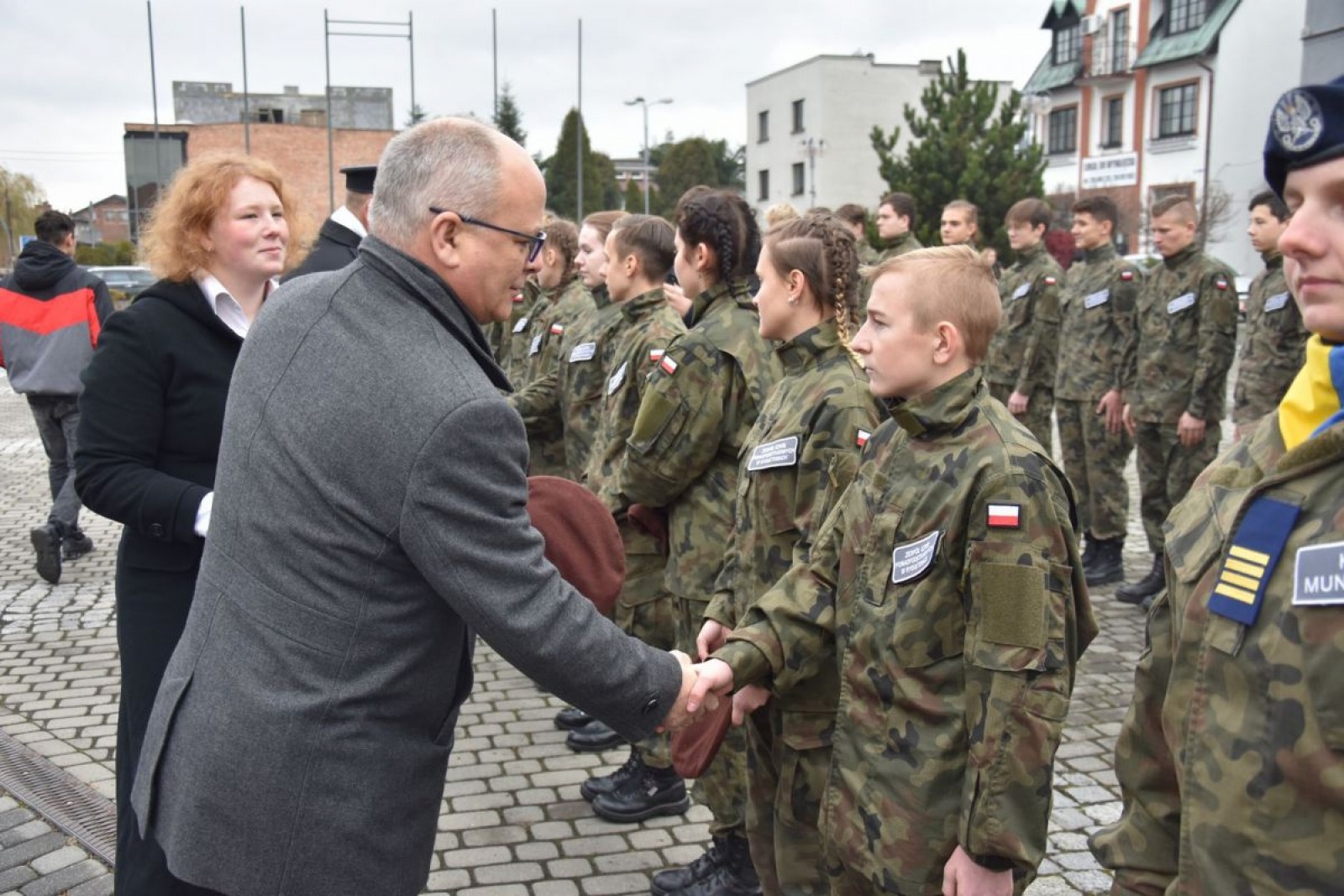 Zdjęcie w galerii na portalu naszwodzislaw.com: Klasy mundurowe z Rydułtów ślubowały [FOTO] wiadomości z regionu