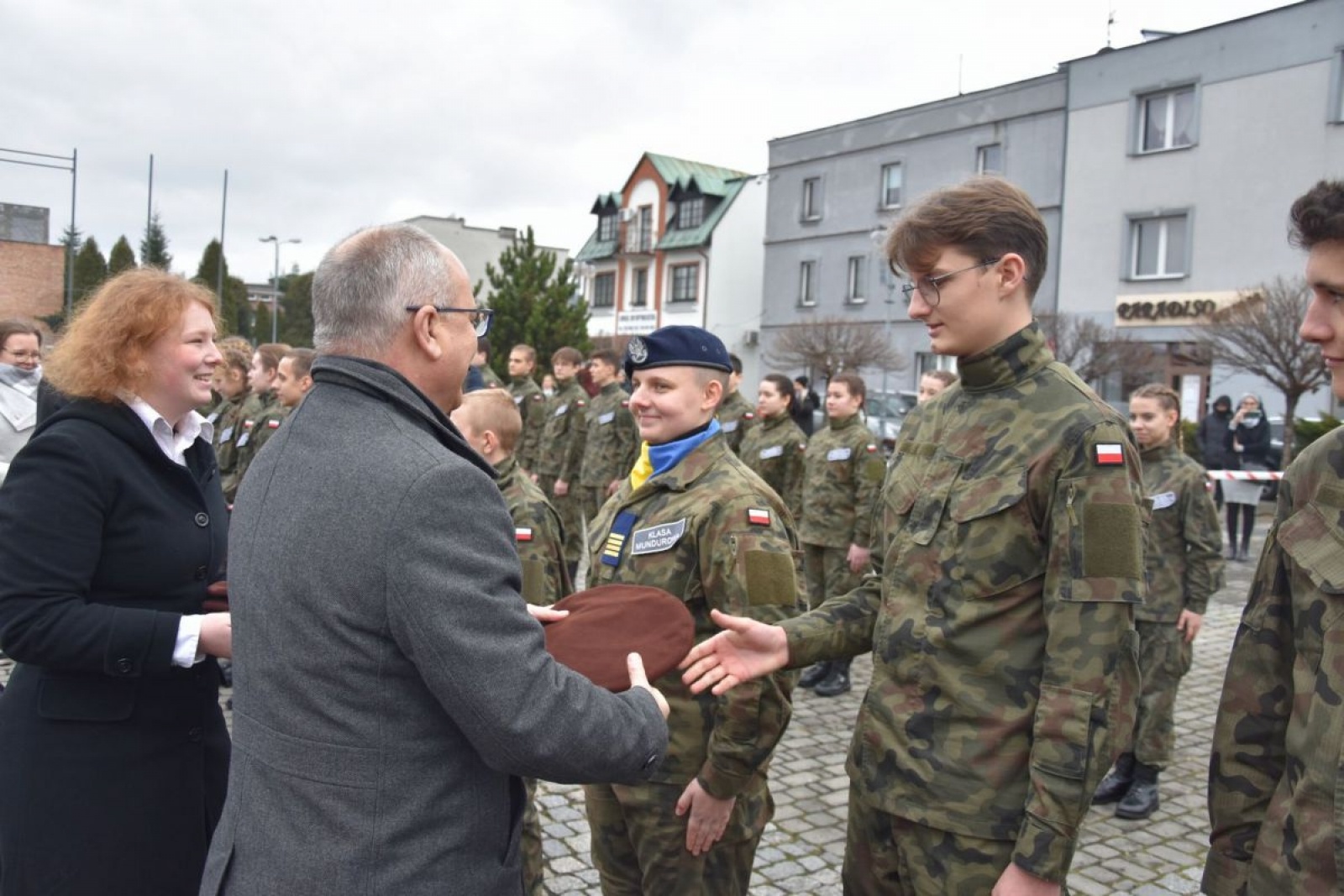Zdjęcie w galerii na portalu naszwodzislaw.com: Klasy mundurowe z Rydułtów ślubowały [FOTO] wiadomości z regionu