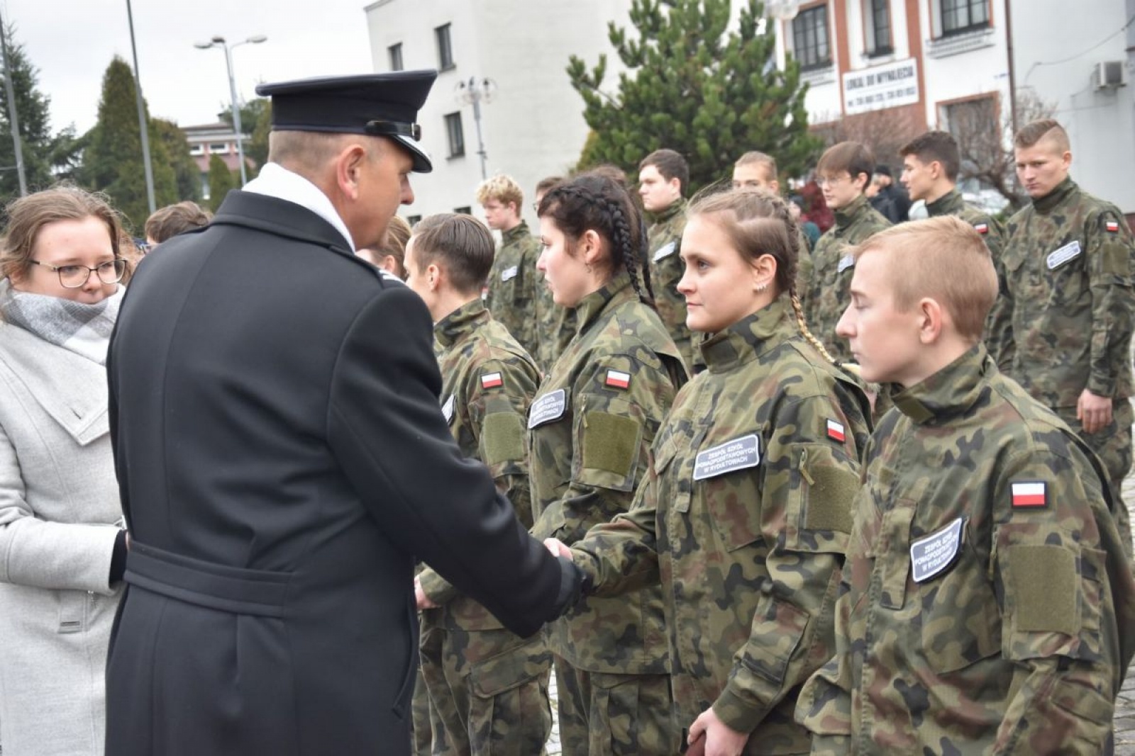 Zdjęcie w galerii na portalu naszwodzislaw.com: Klasy mundurowe z Rydułtów ślubowały [FOTO] wiadomości z regionu